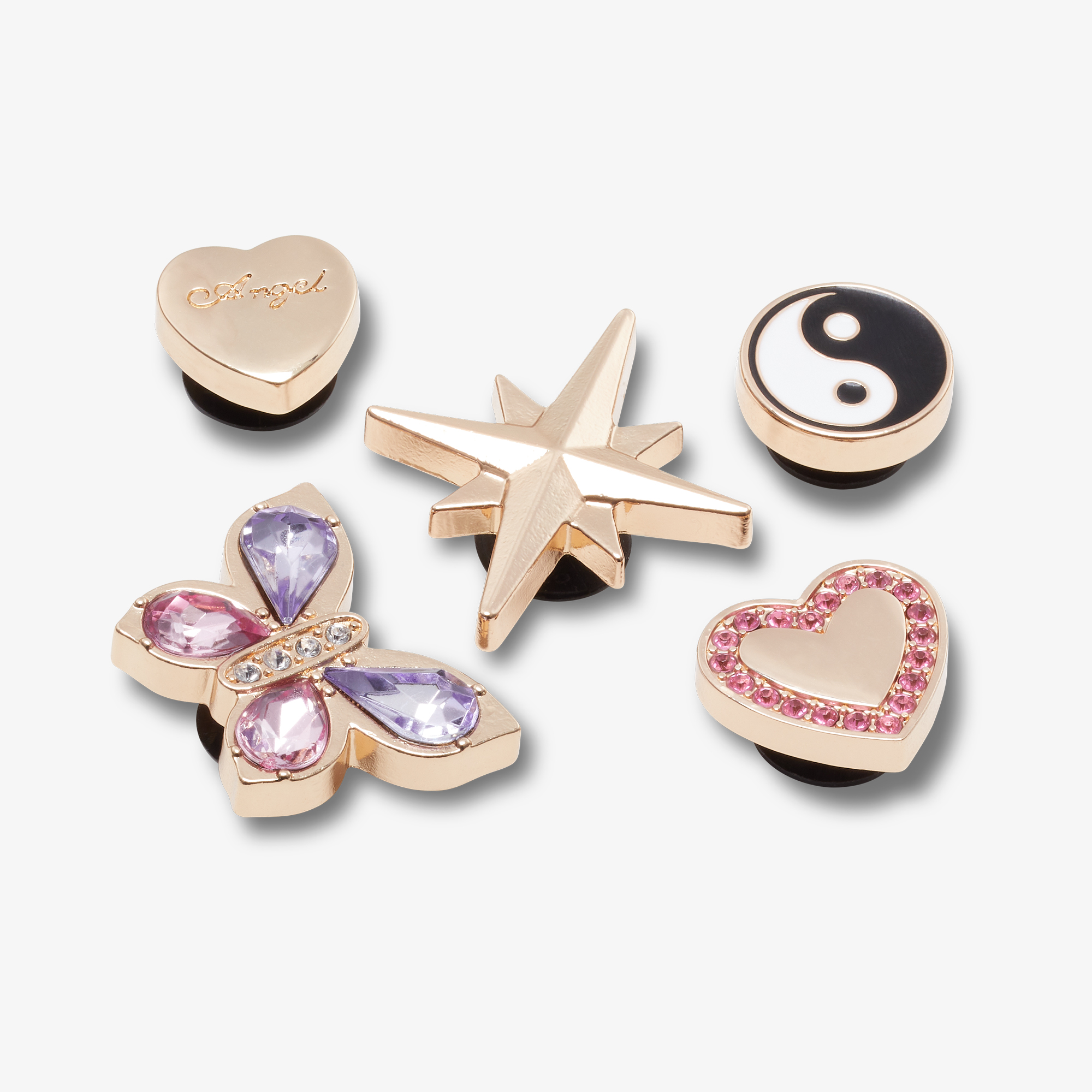 Crocs Pink and Gold 5 Pack, Мультицвет, Crocs Pink and Gold 5 Pack 
Crocs Pink and Gold 5 Pack, Мультицвет, Crocs Pink and Gold 5 Pack