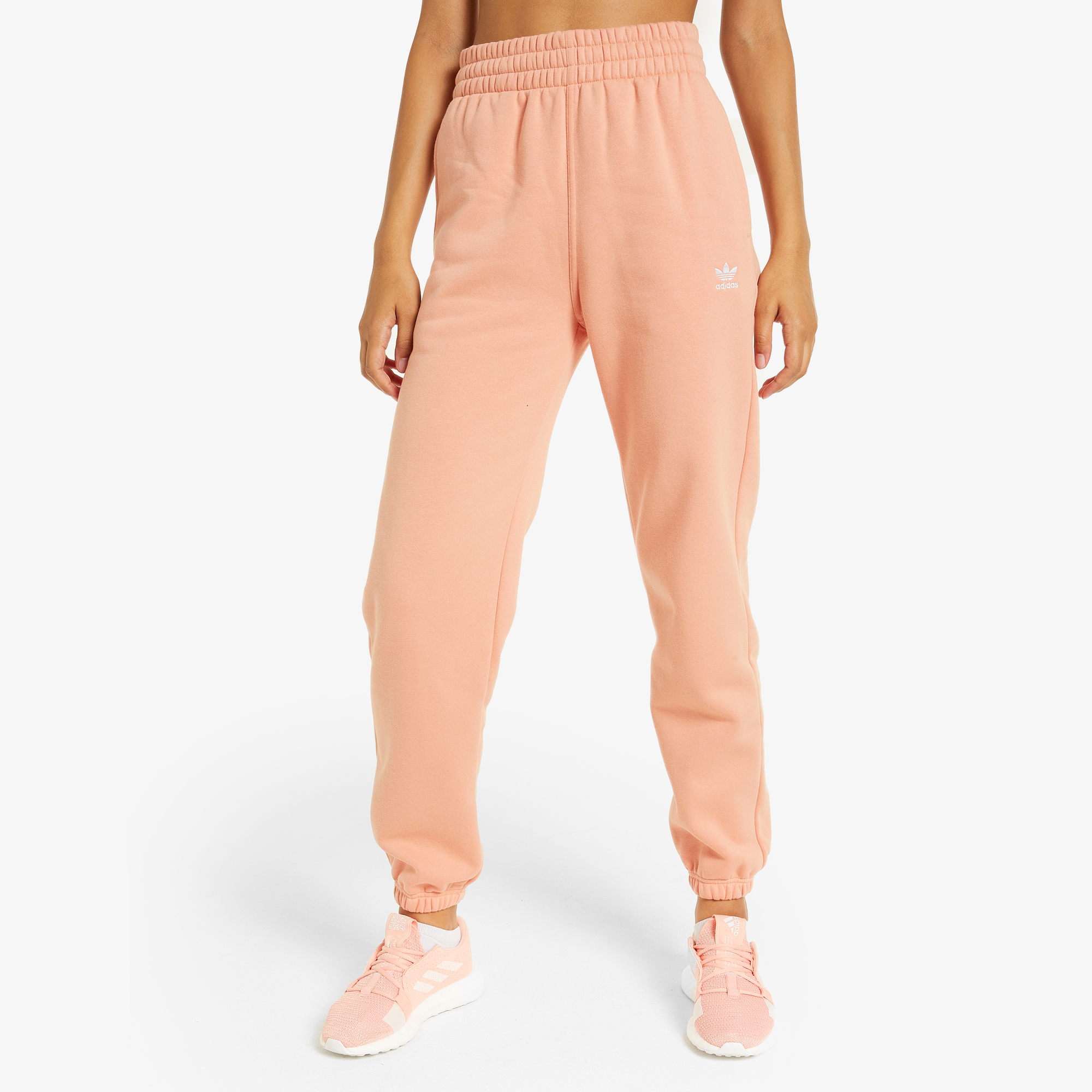 Брюки adidas adidas Adicolor Essentials Fleece H06631A01N-, цвет розовый, размер 44
