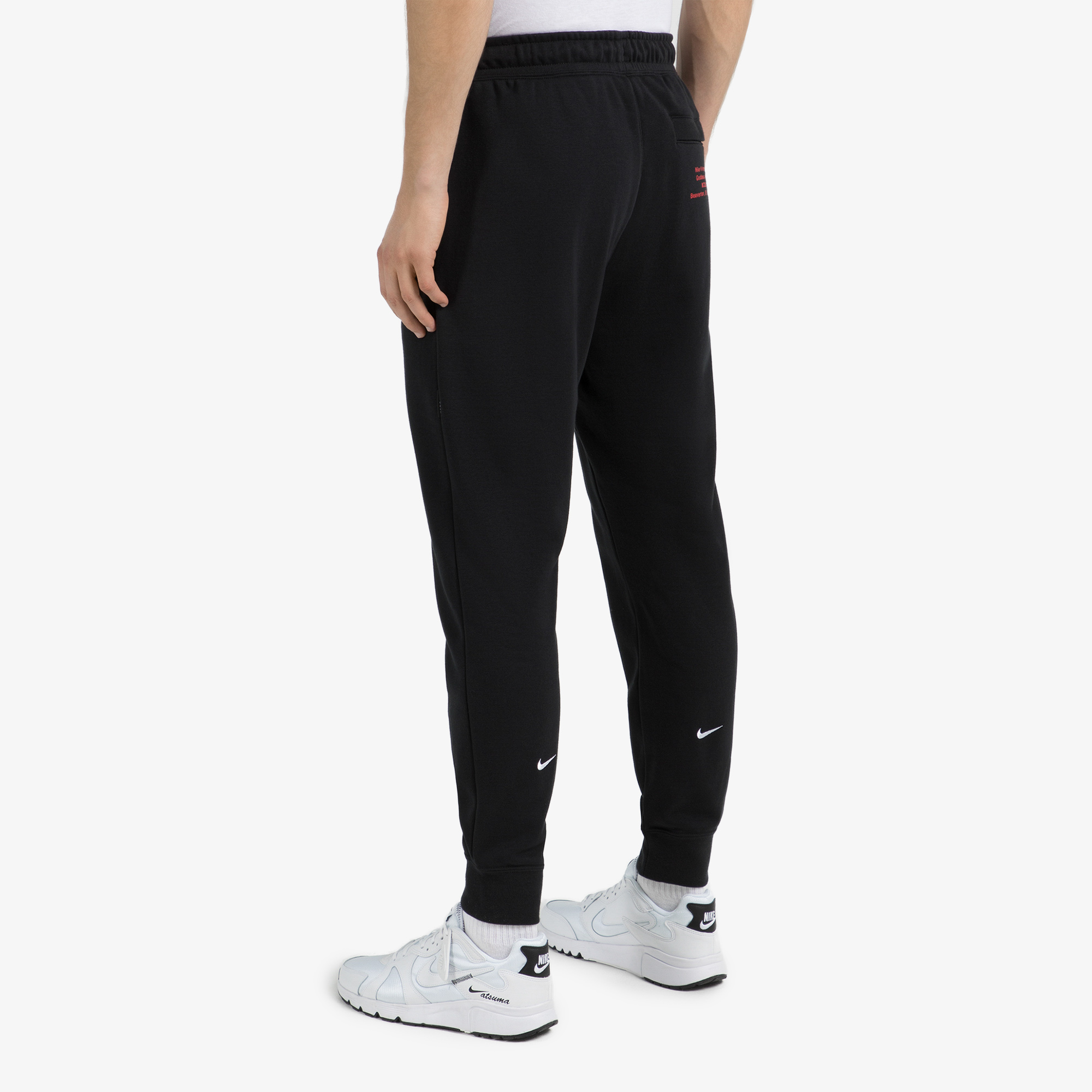Брюки Nike Nike Sportswear Swoosh CJ4880N06-010, цвет черный, размер 50-52 CJ4880-010 - фото 2
