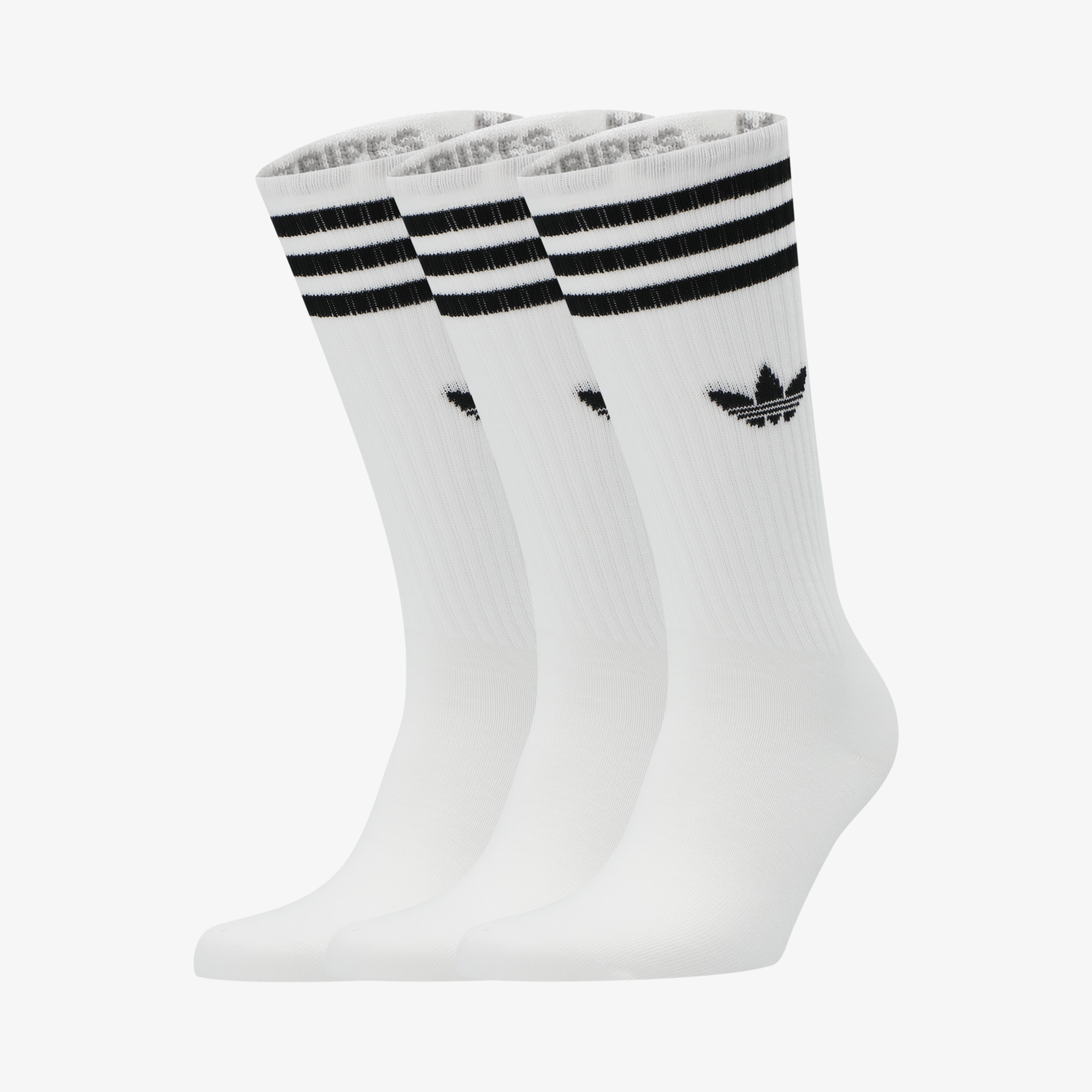 Носки adidas, 3 пары, Белый IJ0734A01-, размер 39-42 - фото 1