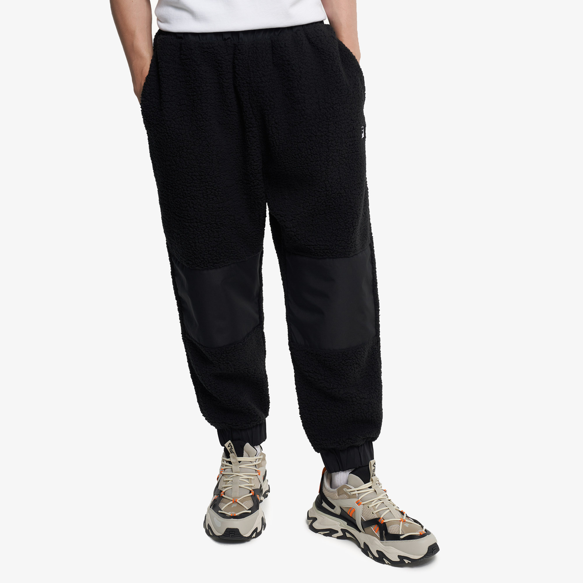 

Мужские флисовые брюки FILA, Черный