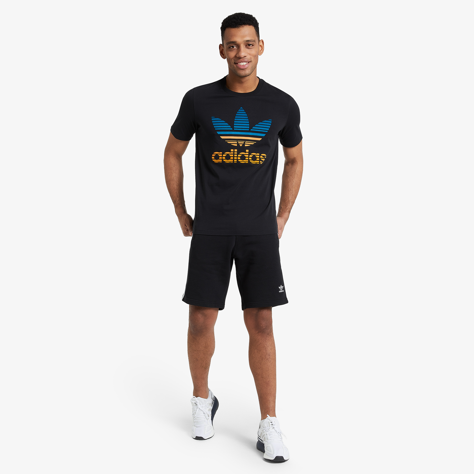 Футболки adidas adidas Trefoil GP0166A01-, цвет черный, размер 44-46 - фото 3