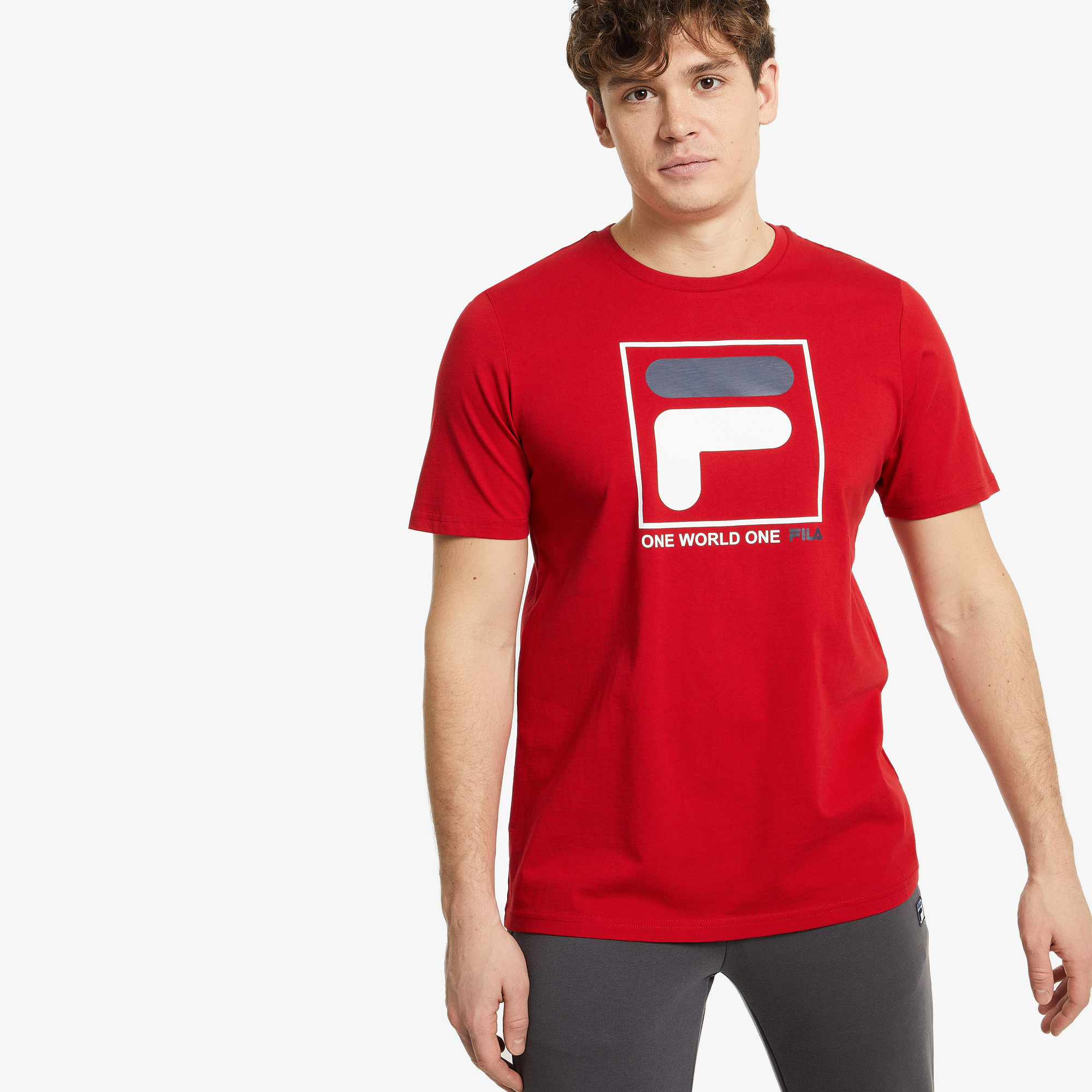 

Футболка FILA, Красный, размер