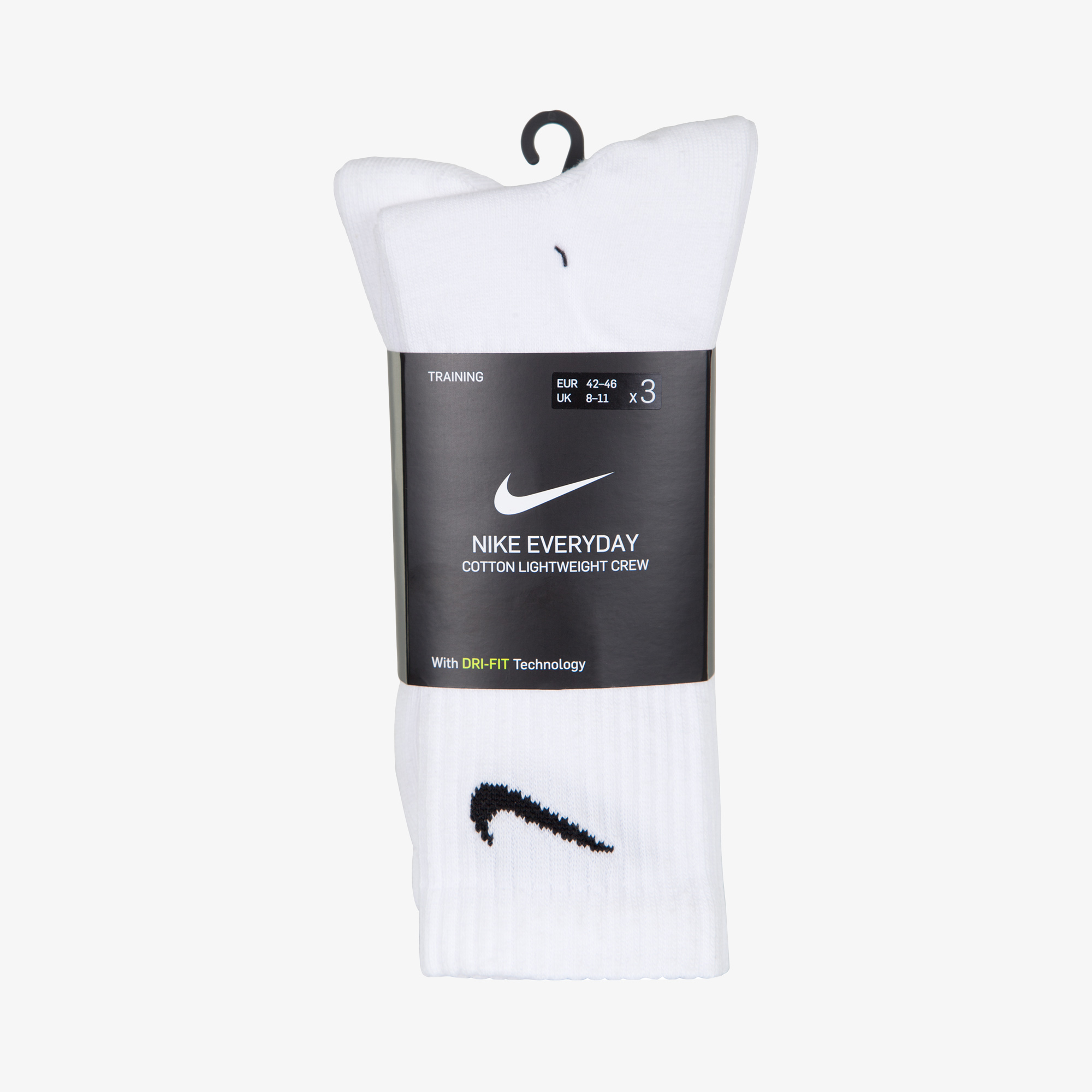 Носки Nike Nike Everyday Lightweight, 3 пары SX7676N06-100, цвет белый, размер 41-45 SX7676-100 - фото 3