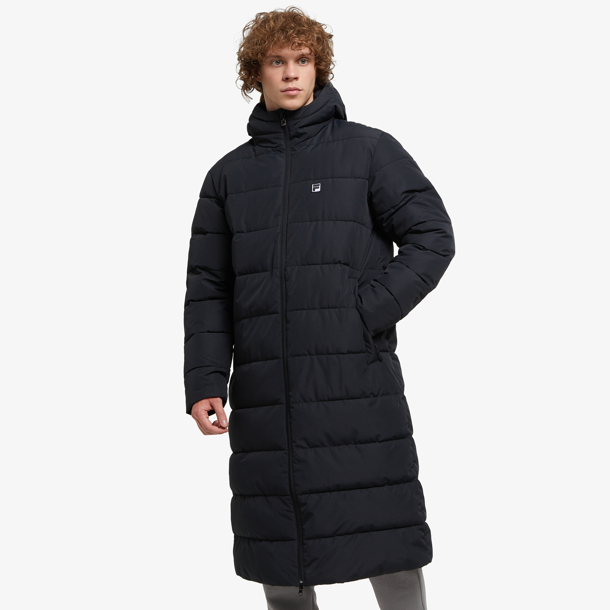 Пальто FILA, Черный 122790FLA-99, размер RUS 48-50 | EUR M