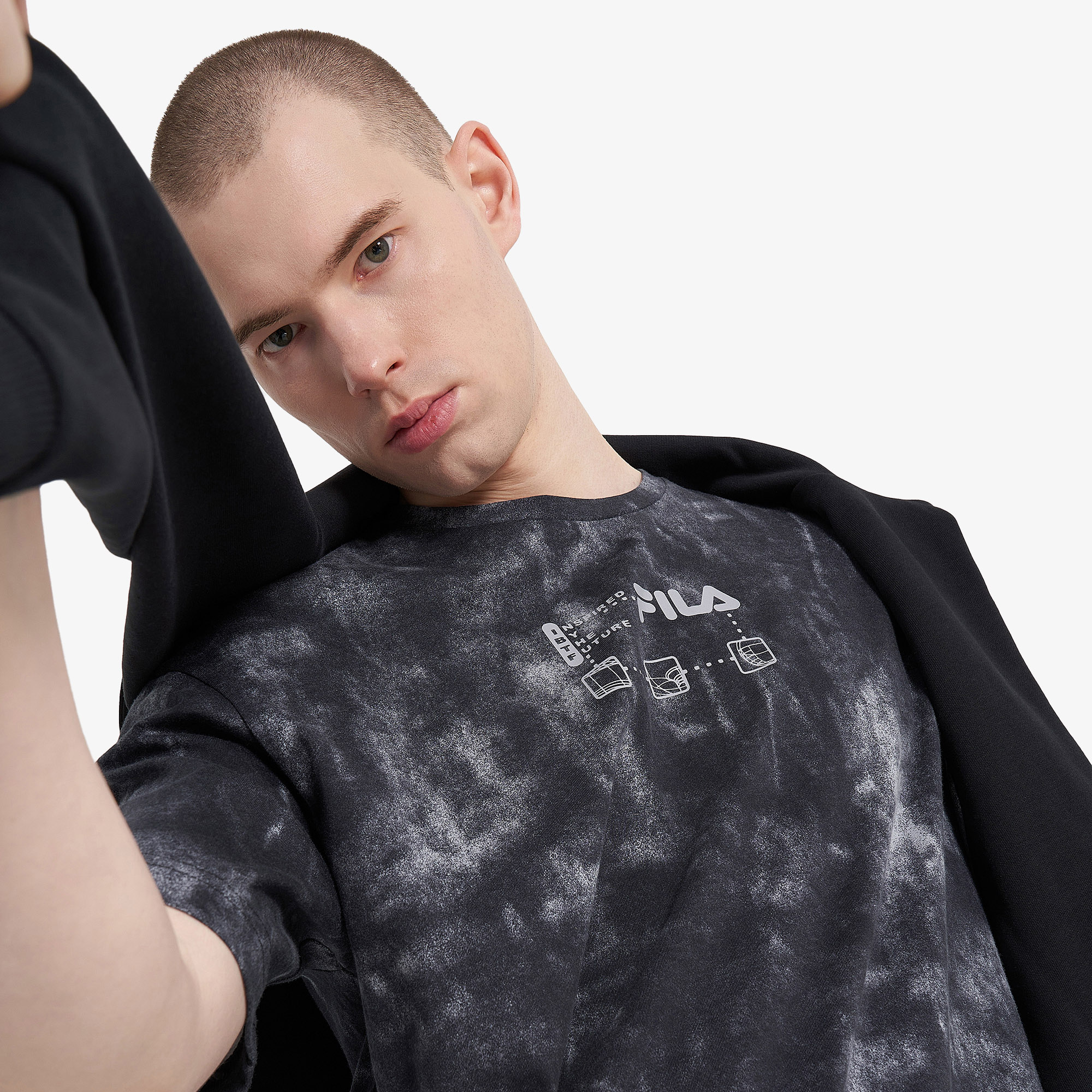 

Мужская футболка FILA, Черный