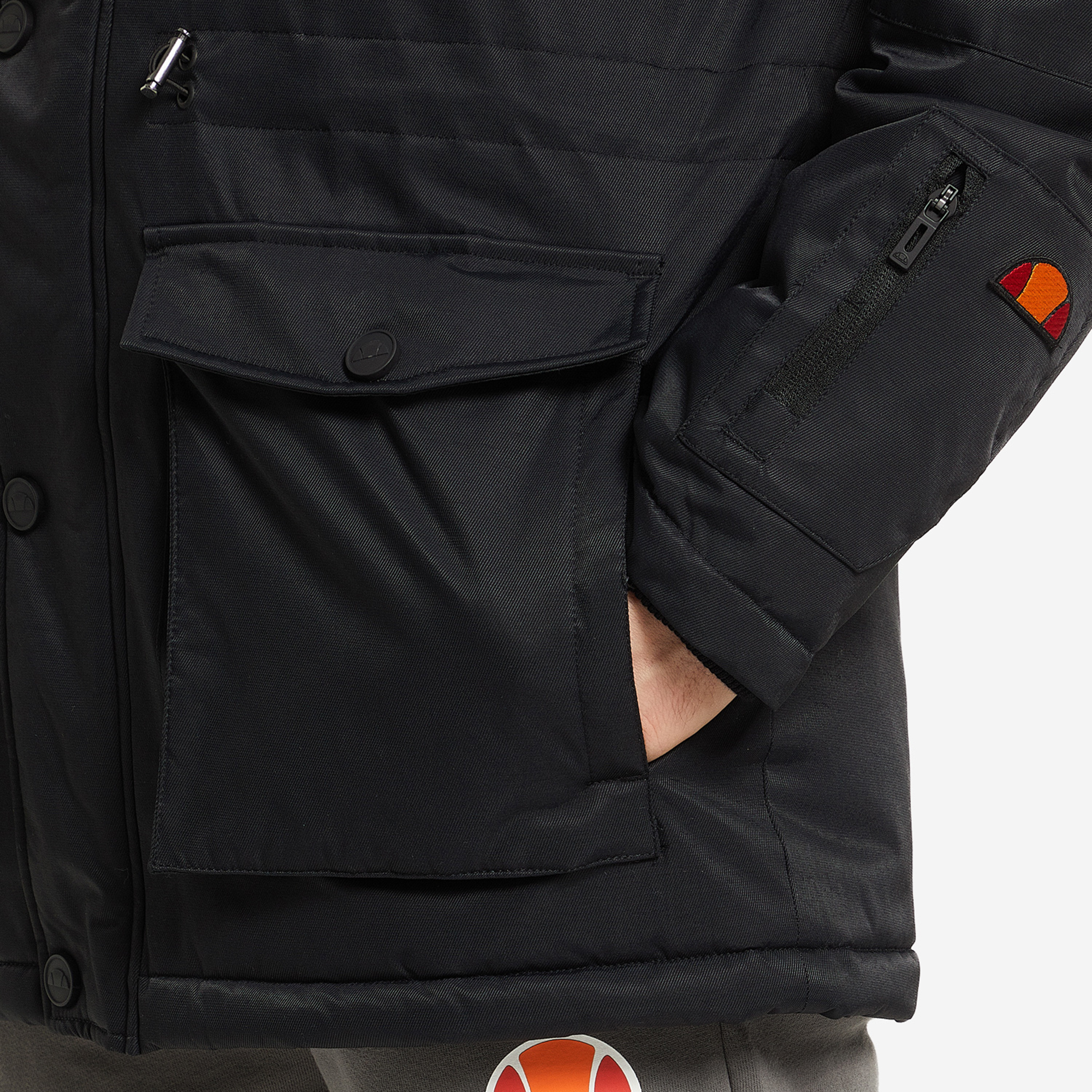 Куртки Ellesse Ellesse Mazzo SHG09740E0V-BLACK, цвет черный, размер 50-52 Нет - фото 6
