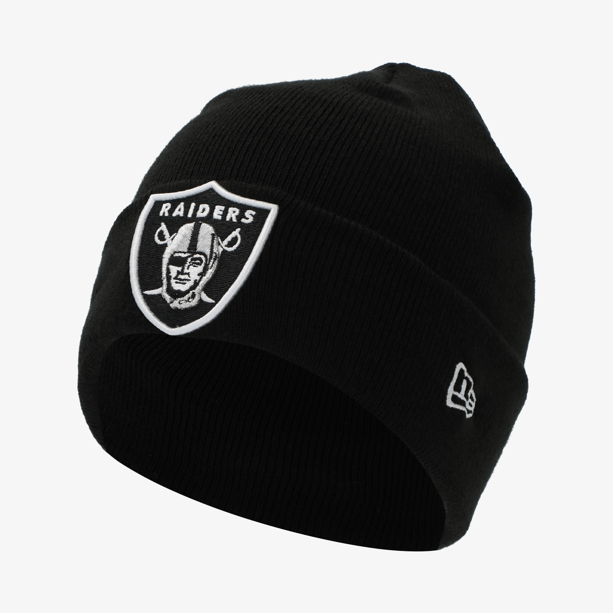 Шапки New Era New Era NFL Essential Cuff Knit Lasrai 12122722N0H-BLK, цвет черный, размер Без размера