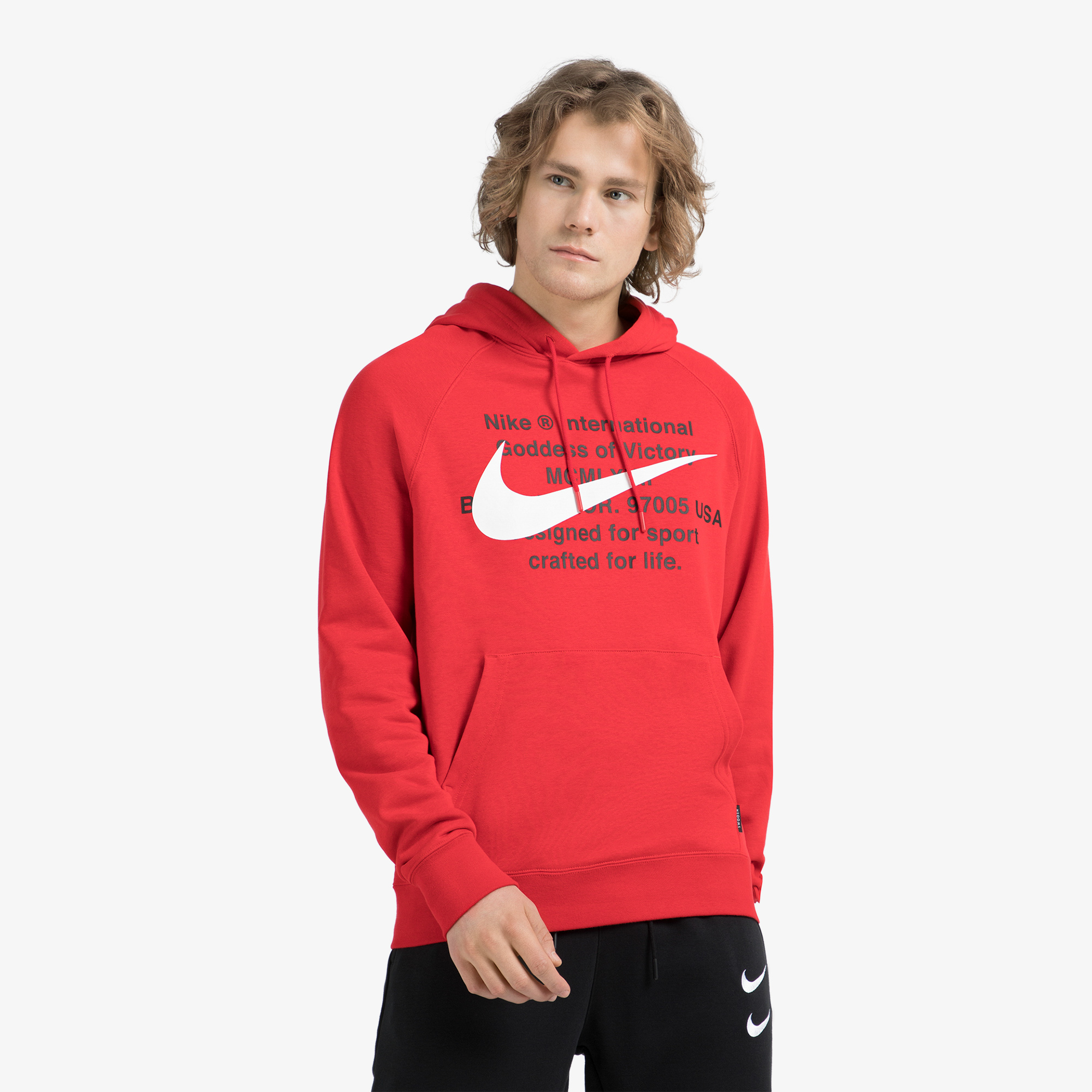 Джемперы Nike Nike Sportswear Swoosh CJ4863N06-657, цвет красный, размер 52-54 CS20000243 - фото 1