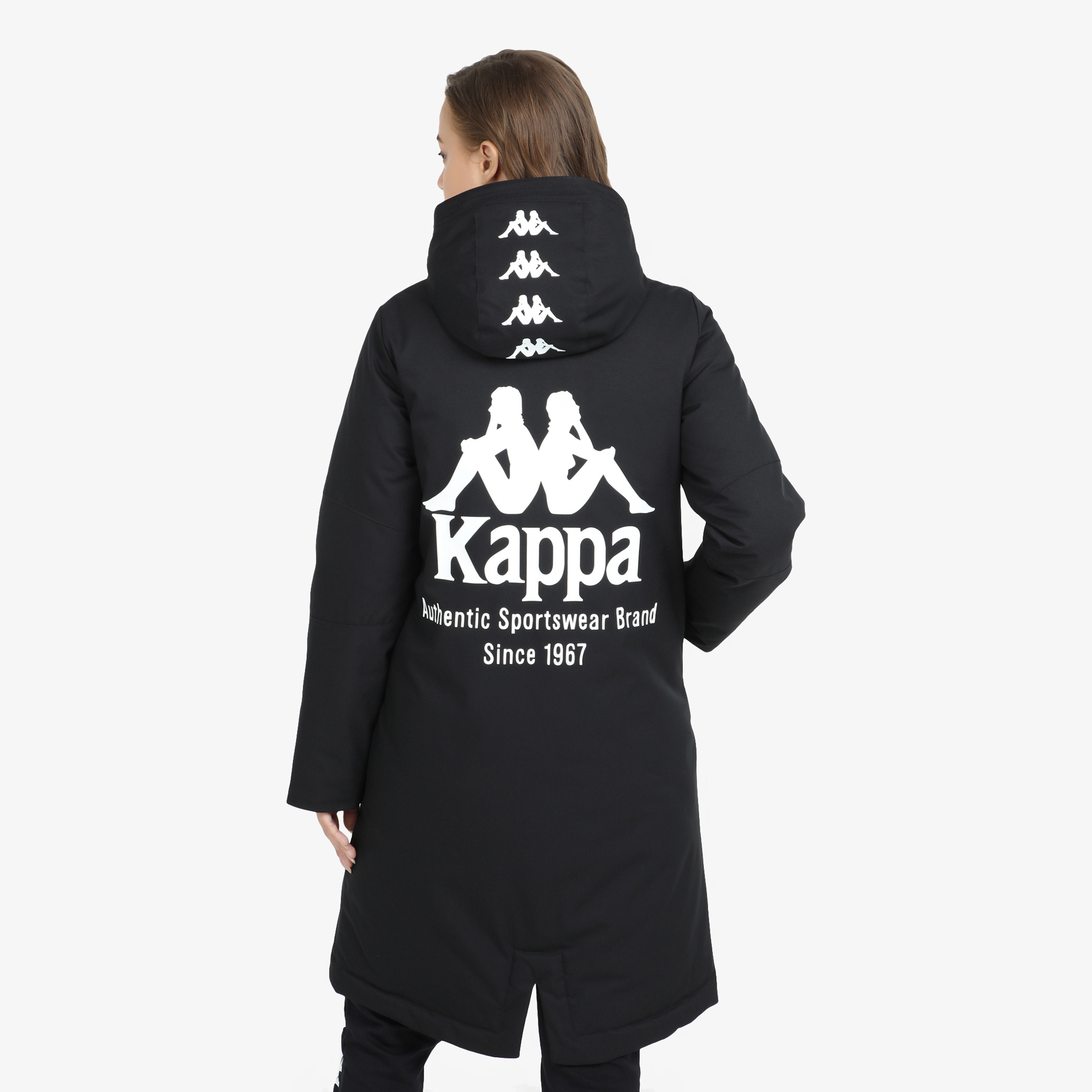 Куртка Каппа черная женская Kappa утепленная