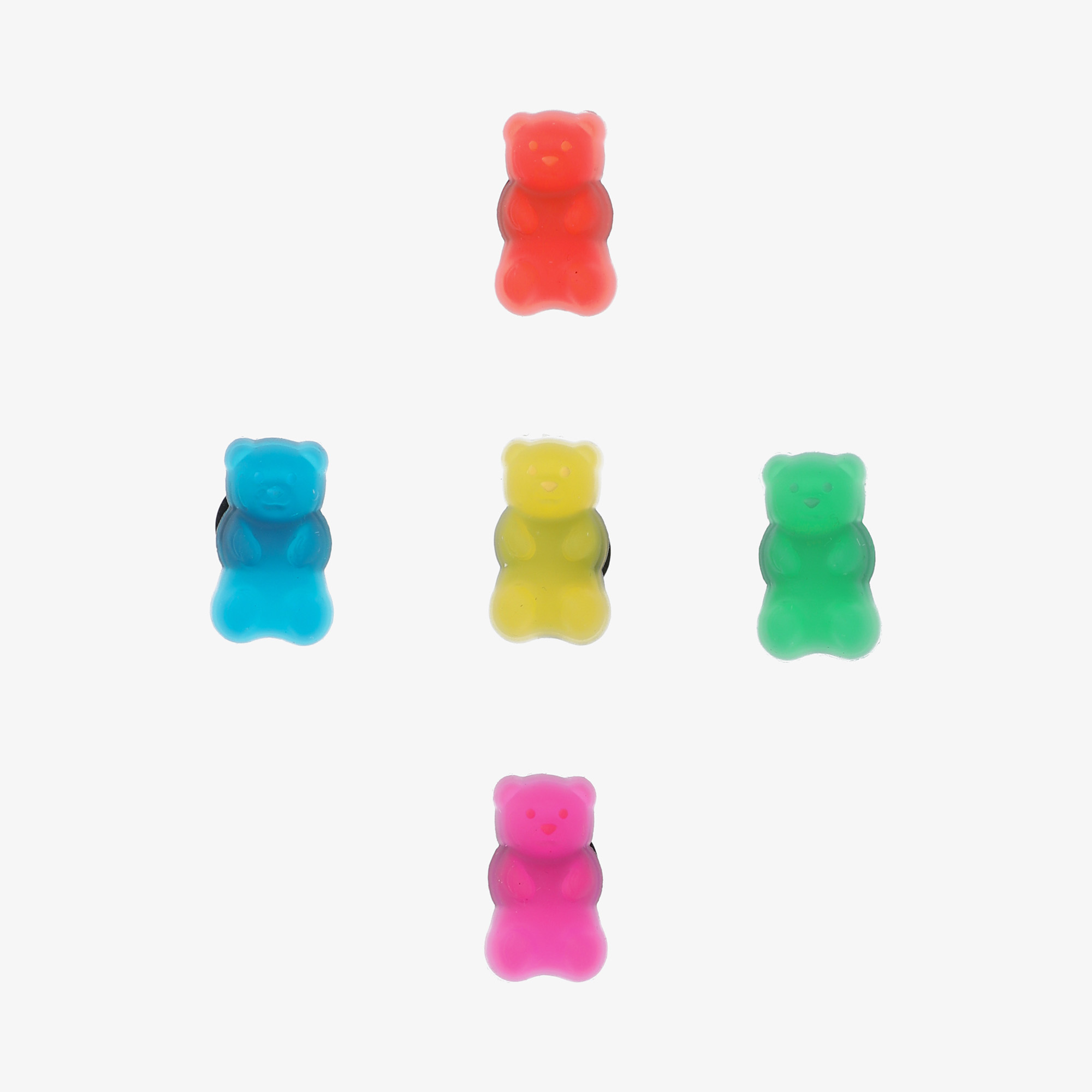 Crocs Jibbitz Candy Bear, Мультицвет 10009882C1G-, размер 9.5х8.5
