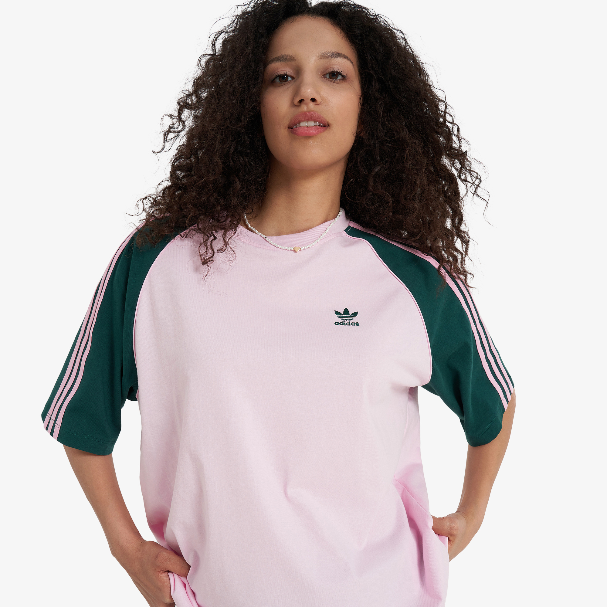 

Женская футболка adidas Blocked, Розовый