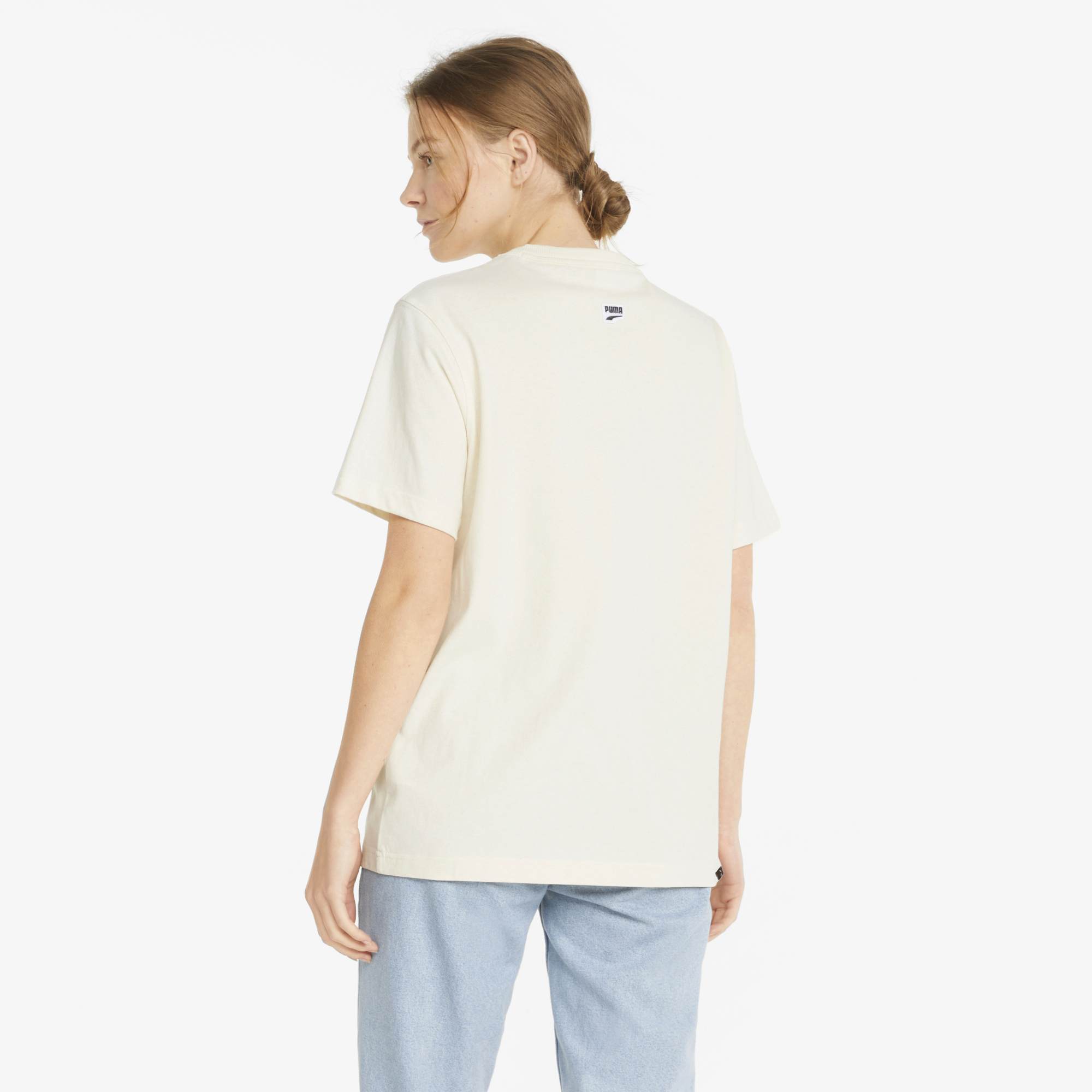 

PUMA Downtown Relaxed Graphic, Бежевый, PUMA Downtown Relaxed Graphic