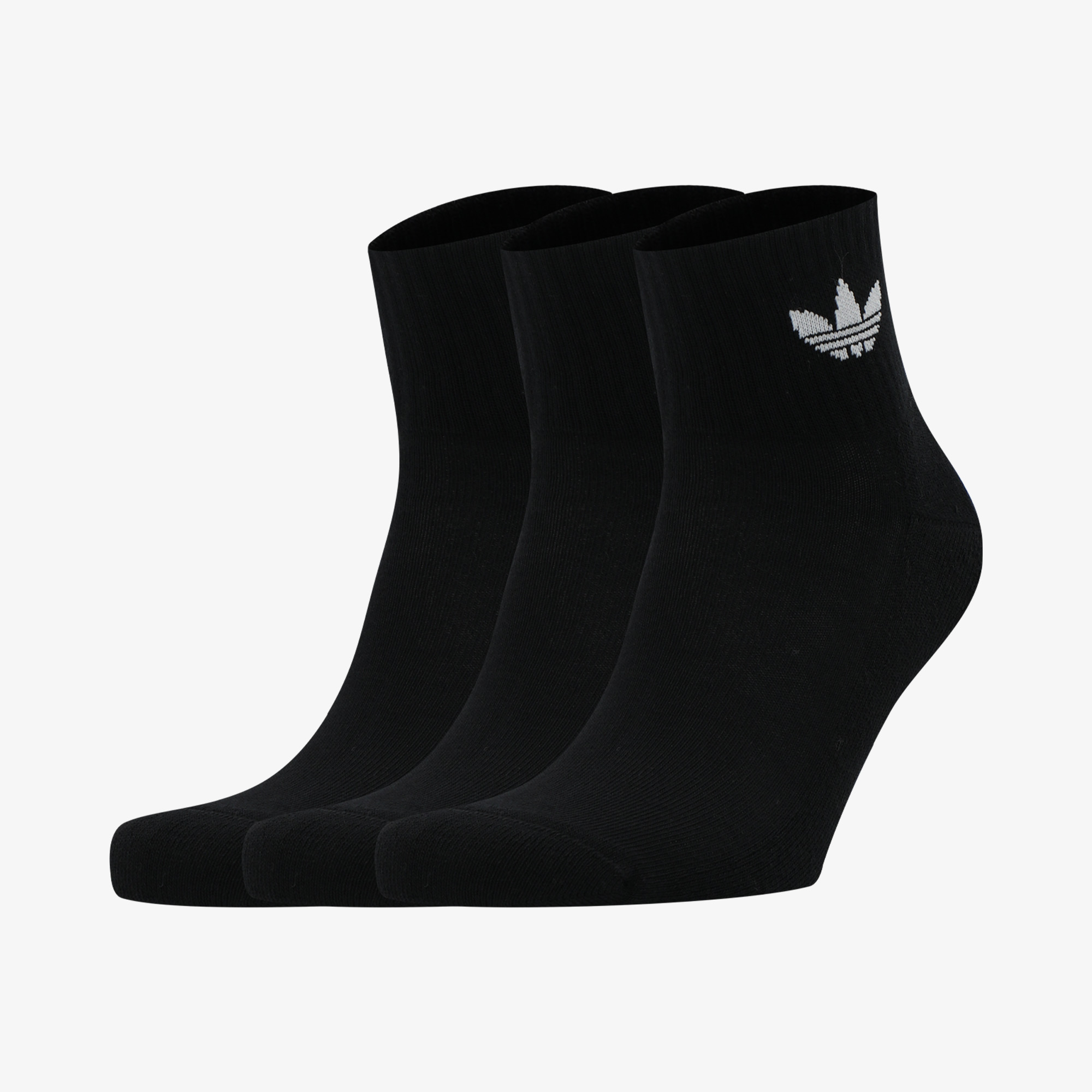 Носки adidas, 3 пары, Черный FM0643A01-, размер 35-38 - фото 1