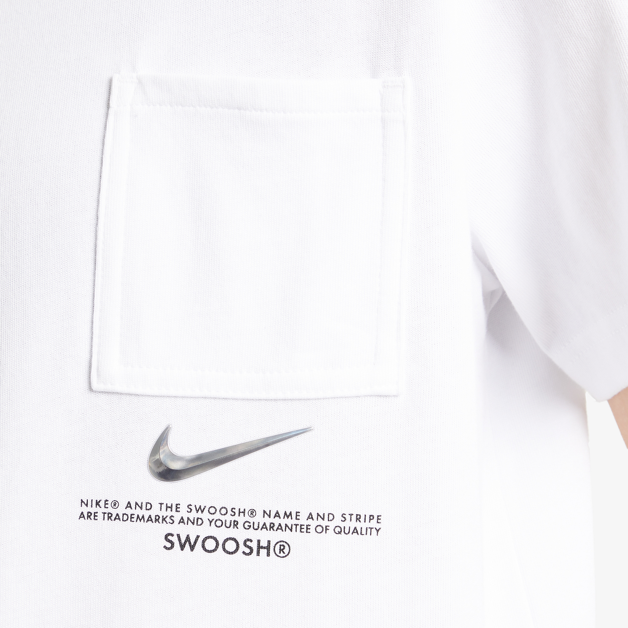 Футболки Nike Nike Sportswear Swoosh CZ8911N06-100, цвет белый, размер 42-44 - фото 4