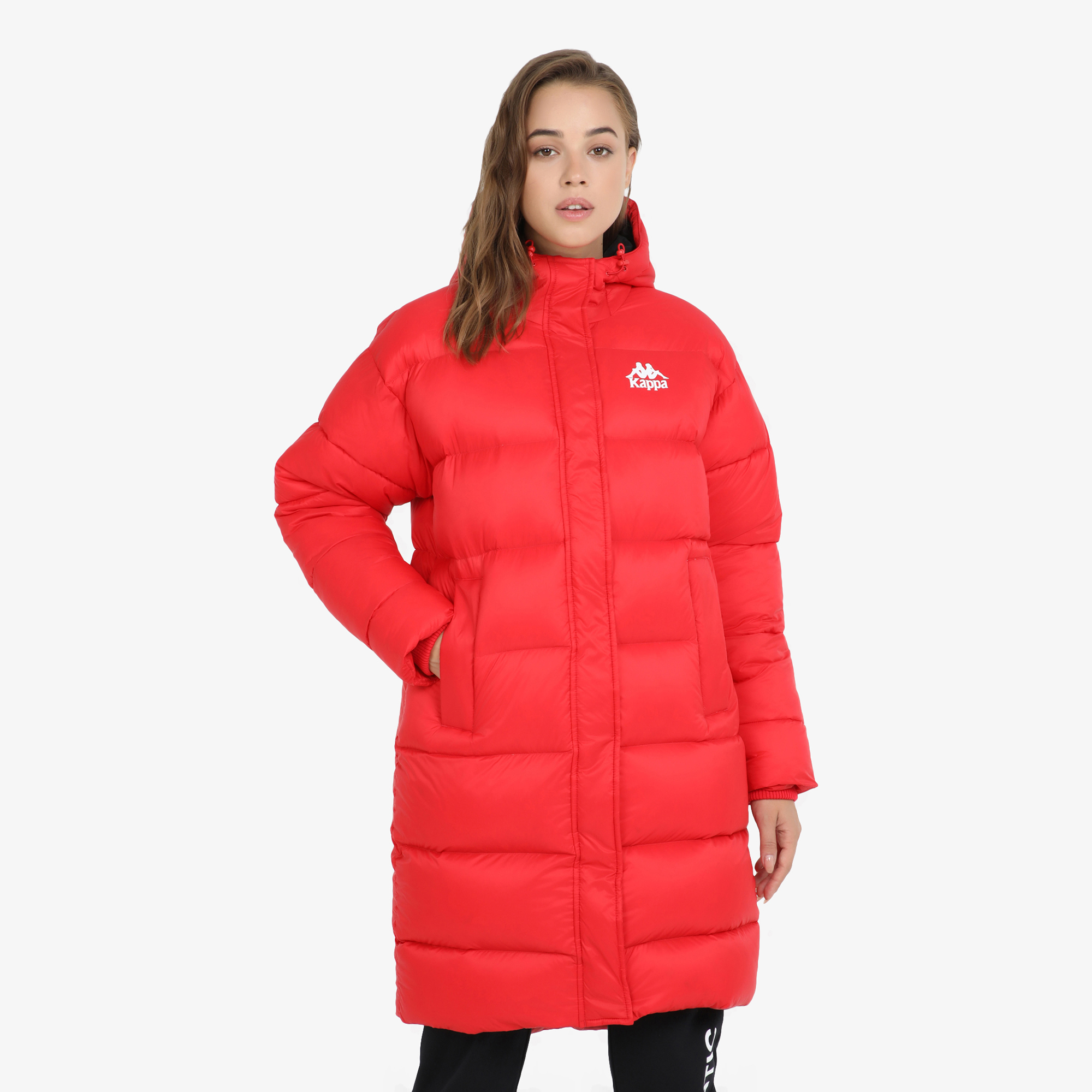 Куртки Kappa Пуховик  Kappa 104800KAP-R2, цвет красный, размер 42-44 Нет - фото 1
