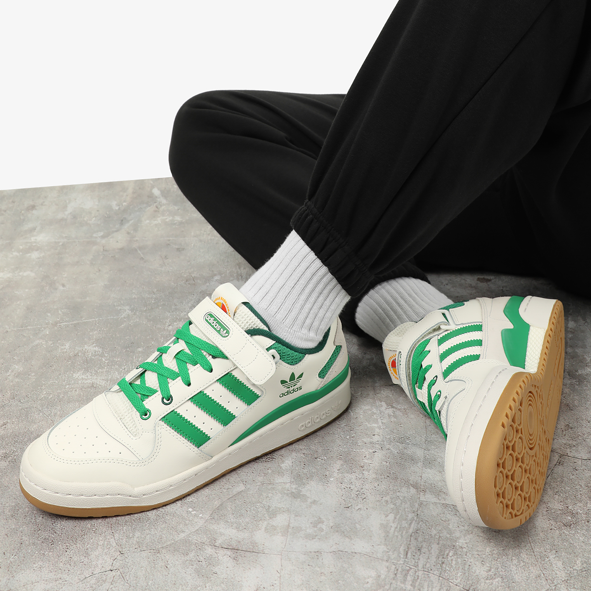 Мужские кеды adidas Forum Low, Белый Вид№8