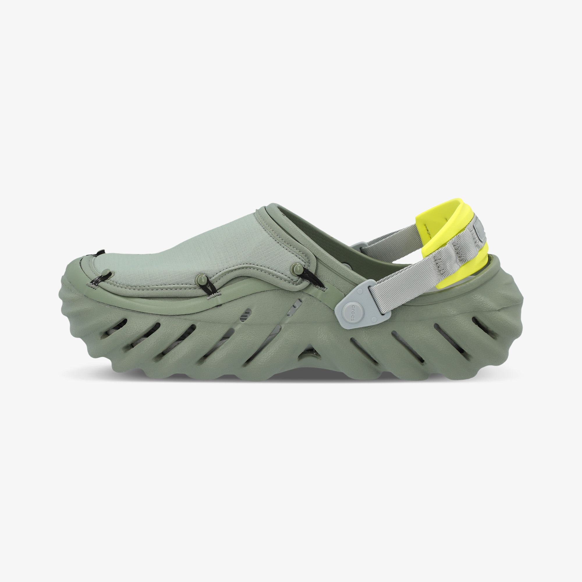 Мужские клоги Crocs Echo Ripstop Clog, Зеленый Вид№3