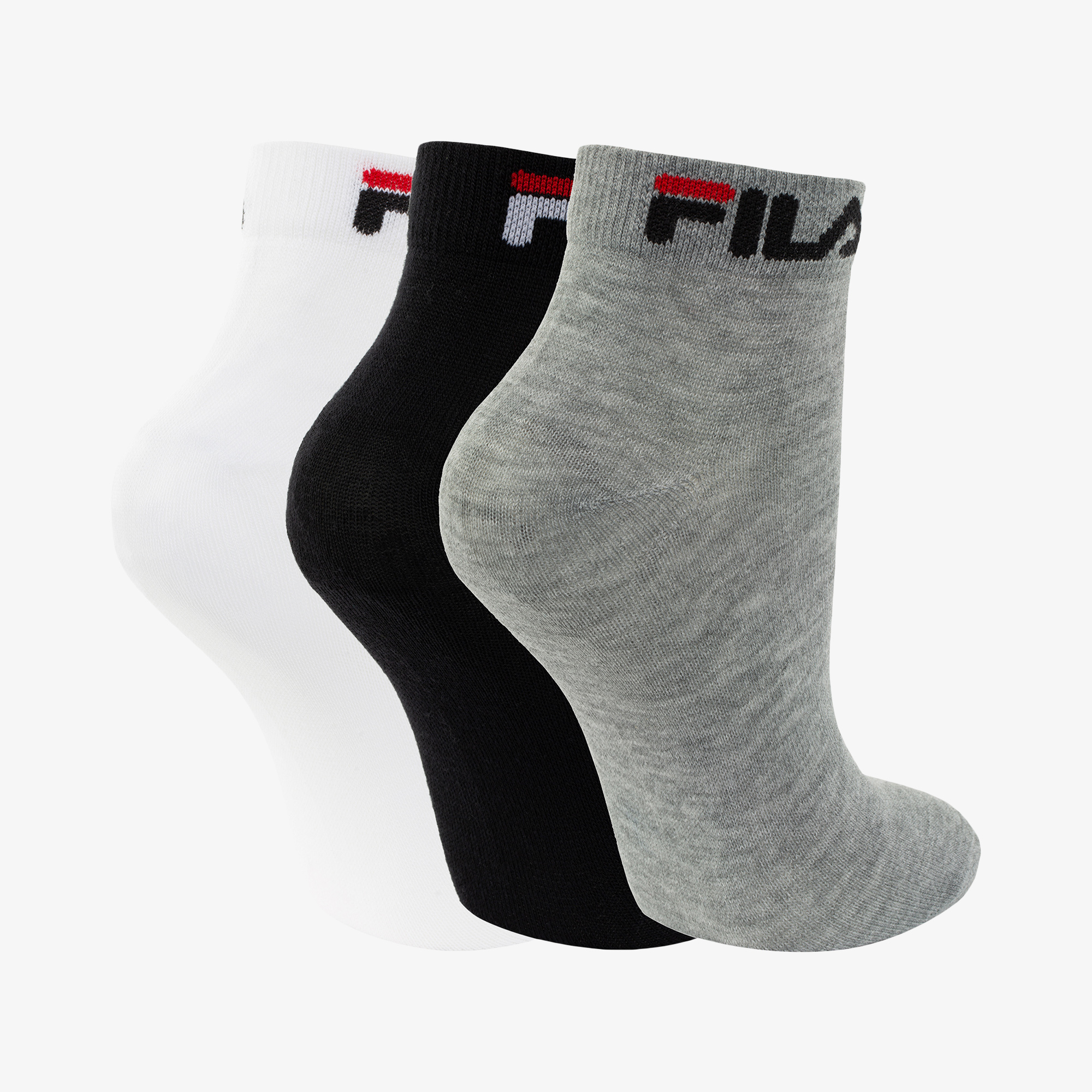 Носки FILA Носки FILA, 3 пары 102532FLA-MX, цвет черный, размер 43-46 - фото 2
