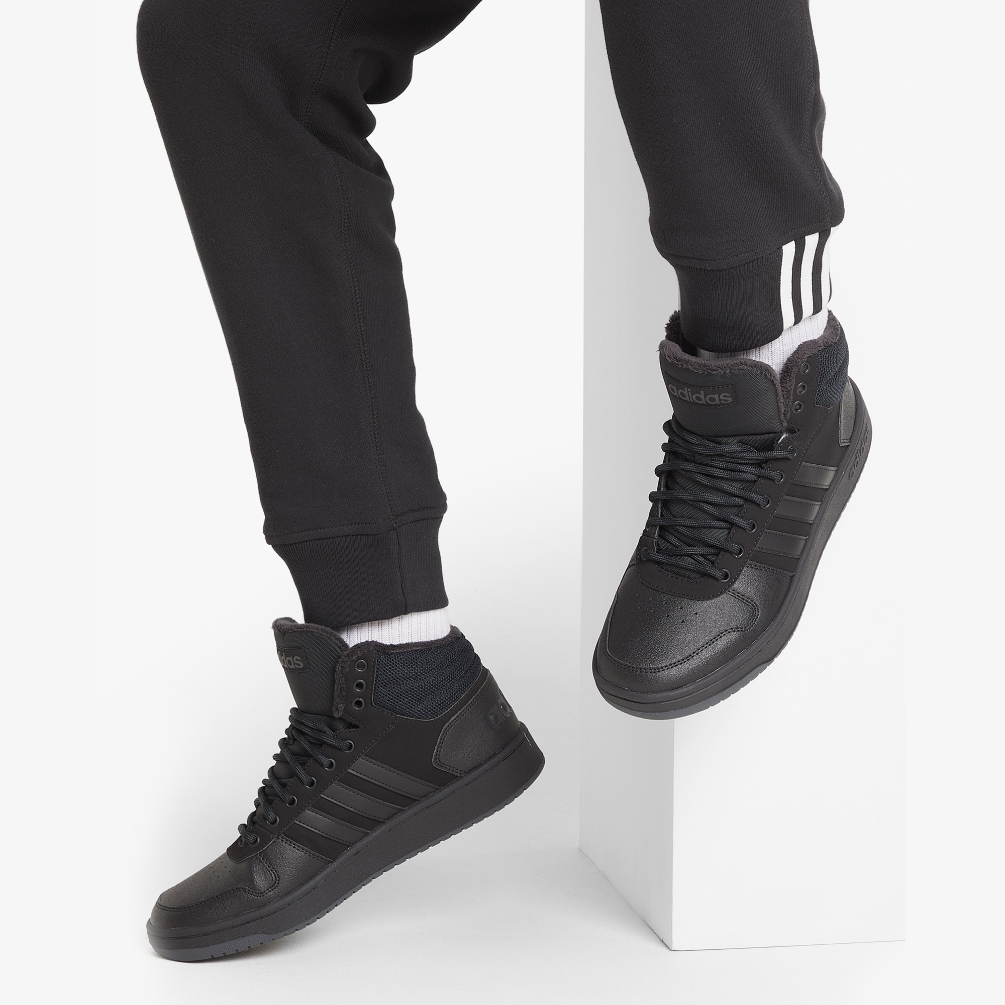 Кеды adidas adidas Hoops 2.0 B44621A01-, цвет черный, размер 43 - фото 7