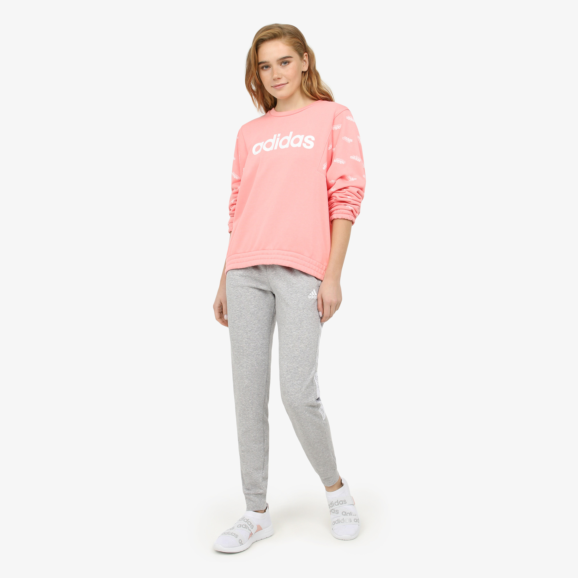 Джемперы adidas adidas Favorites FM6184A01-, цвет розовый, размер 50-52 - фото 3