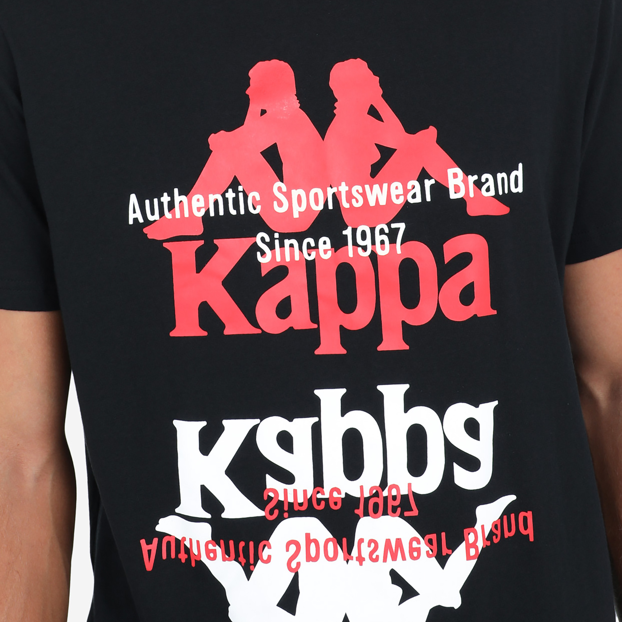Футболки Kappa Футболка Kappa 104651KAP-99, цвет черный, размер 48-50 - фото 4