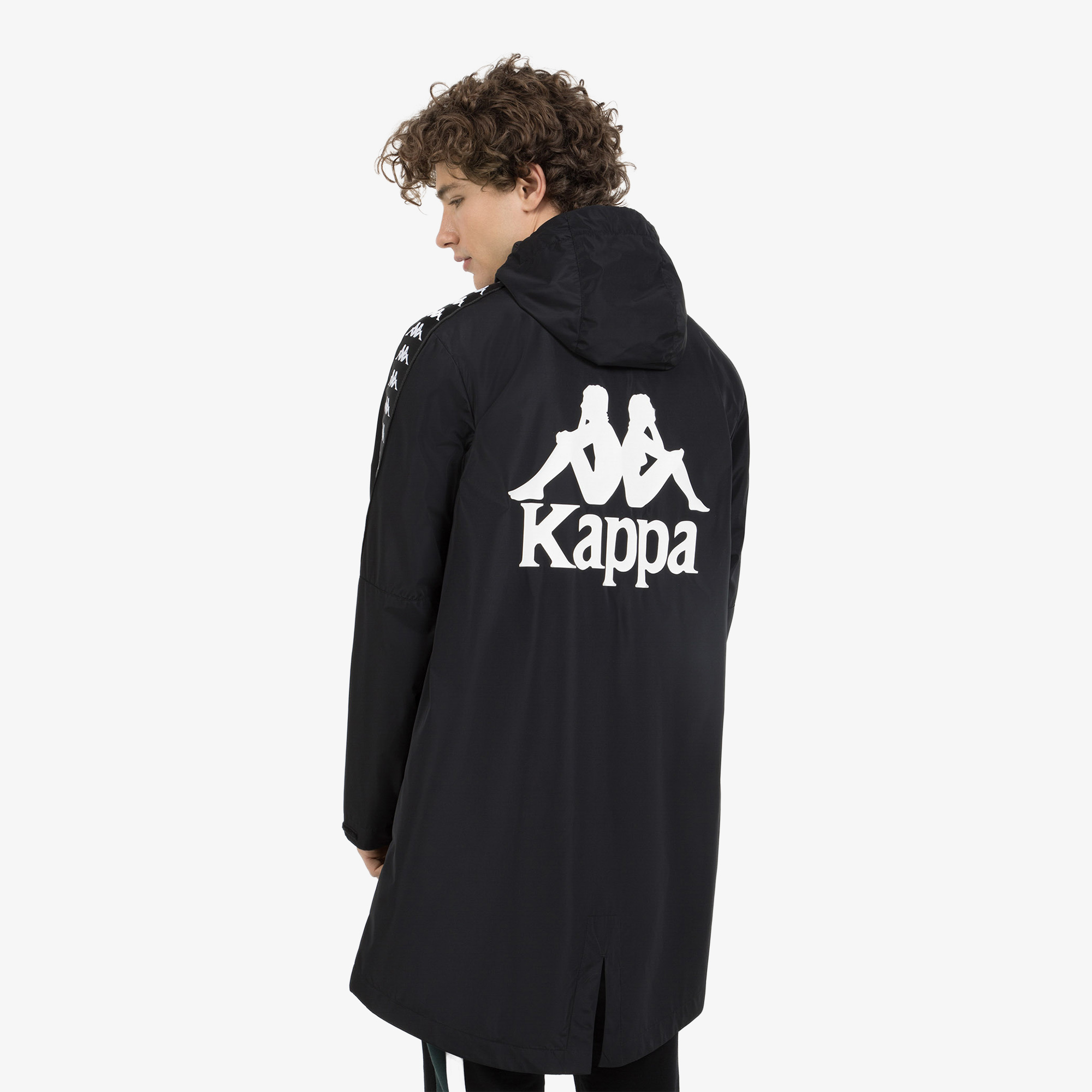 Куртки Kappa Ветровка Kappa 102504KAP-99, цвет черный, размер 50 CS20000924 Нет - фото 2