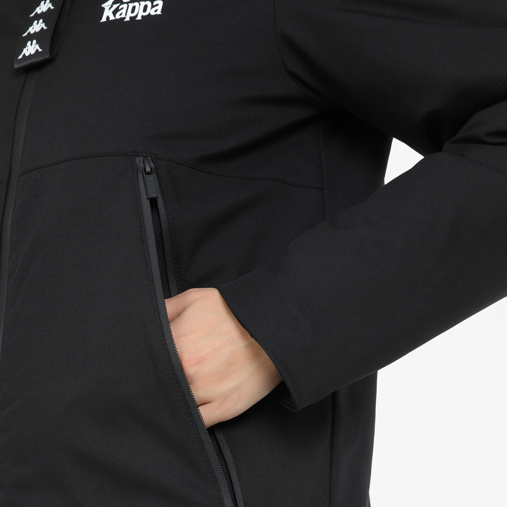 Куртки Kappa Куртка утепленная Kappa 104798KAP-99, цвет черный, размер 48 Нет - фото 6