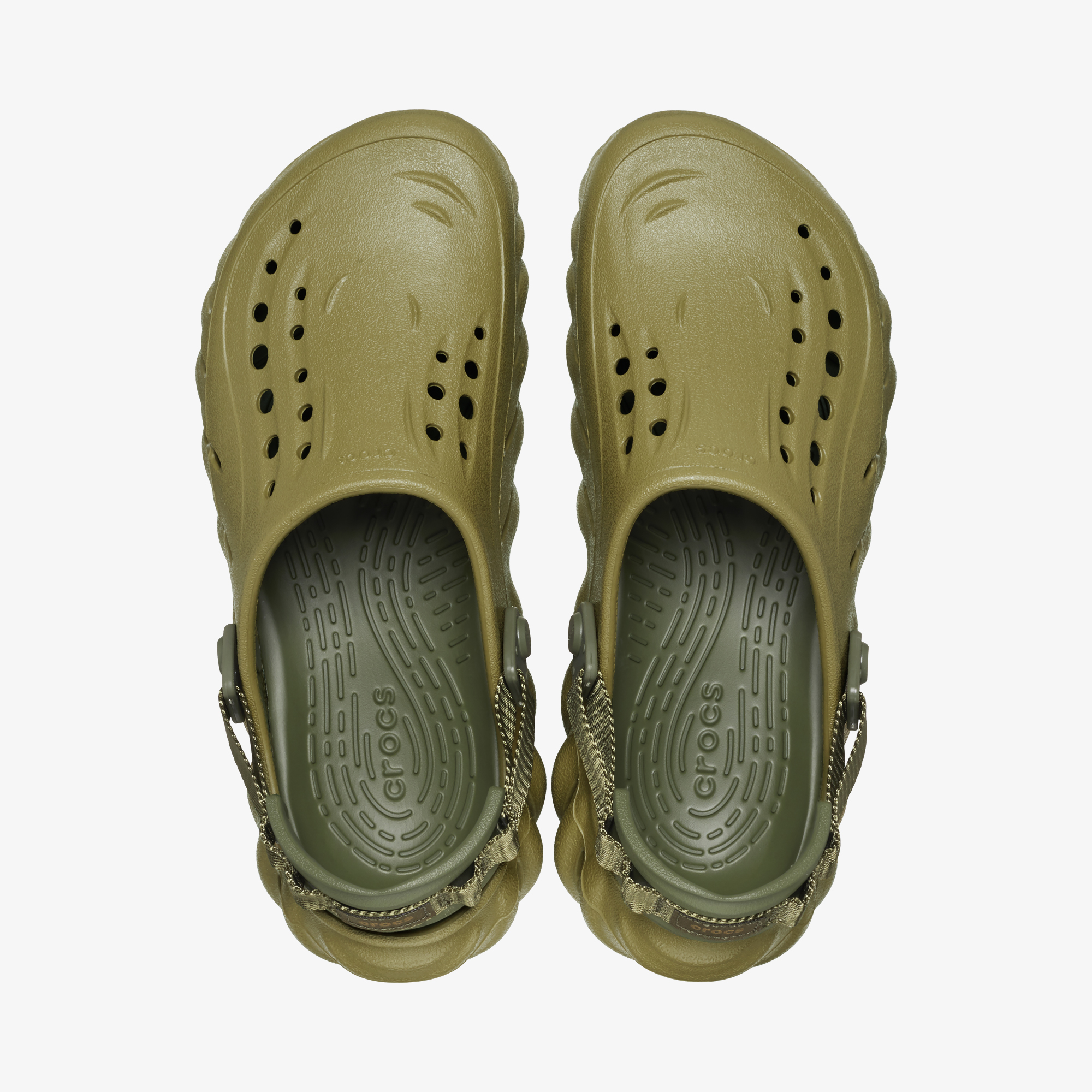 Crocs Echo Clog, Зеленый 207937C1G-3UA - фото 4