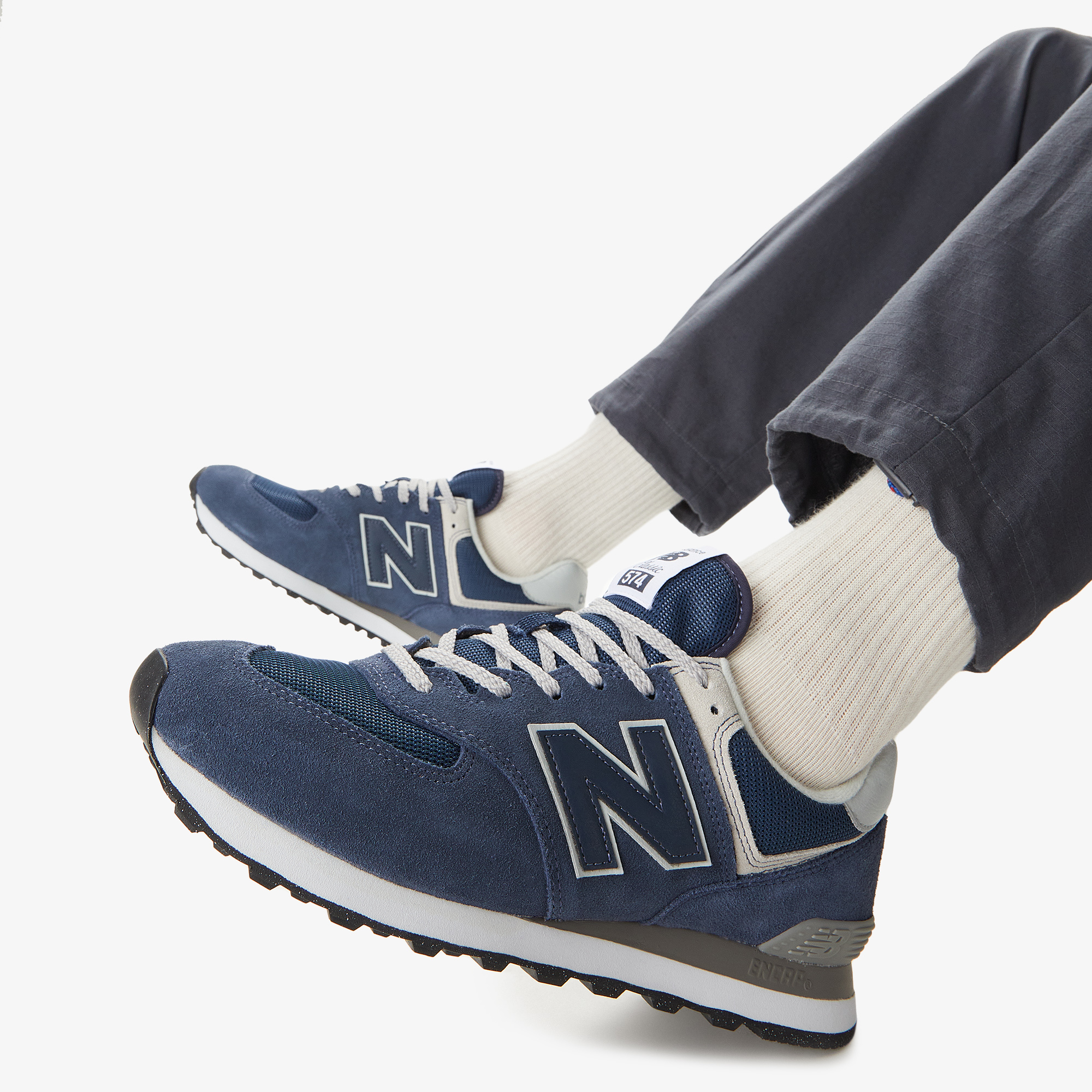 New Balance 574, Синий ML574EVN-DN04- ML574EVN-DN04-. - фото 7