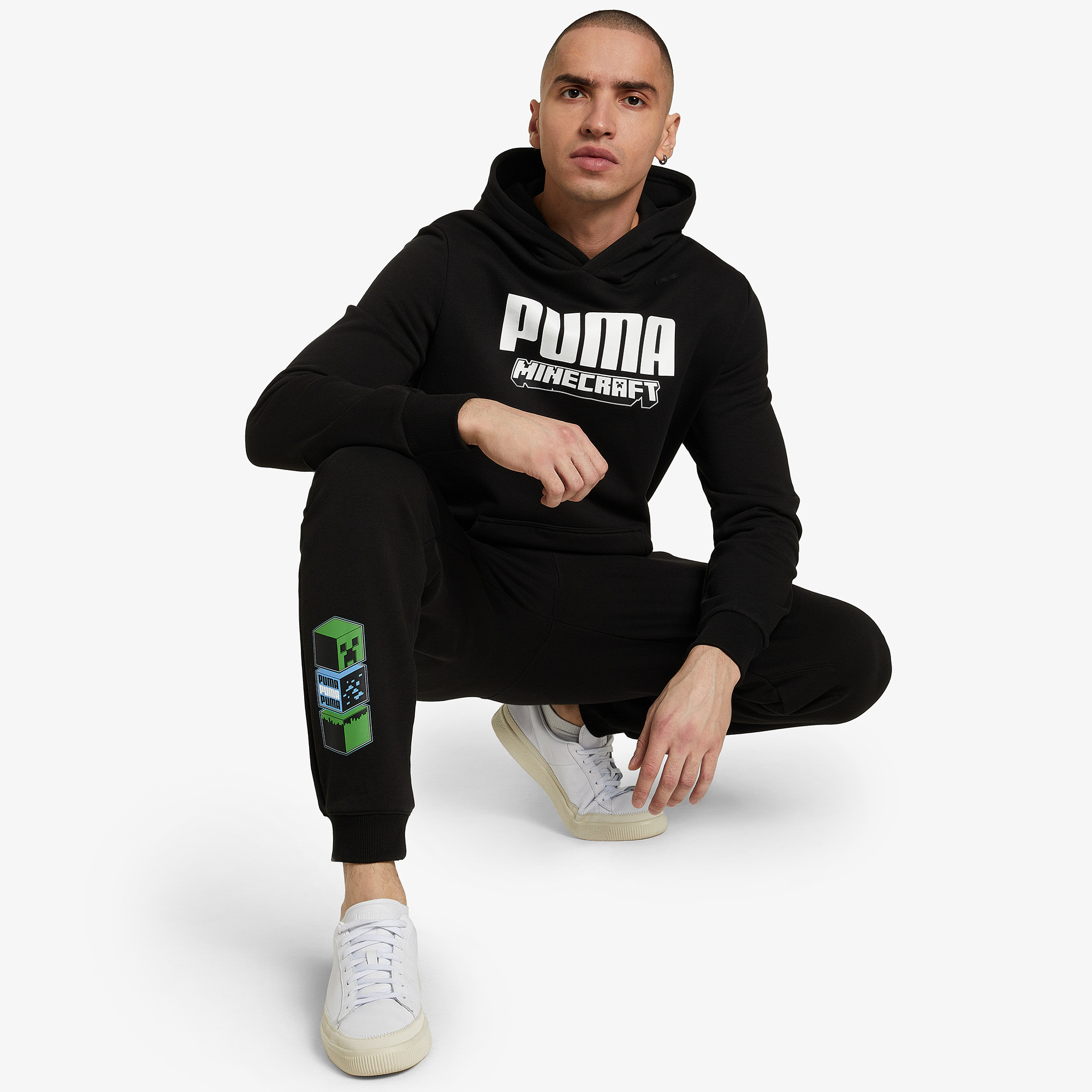 Брюки PUMA PUMA x Minecraft Graphic 534377P0P-01, цвет черный, размер 50-52 - фото 6