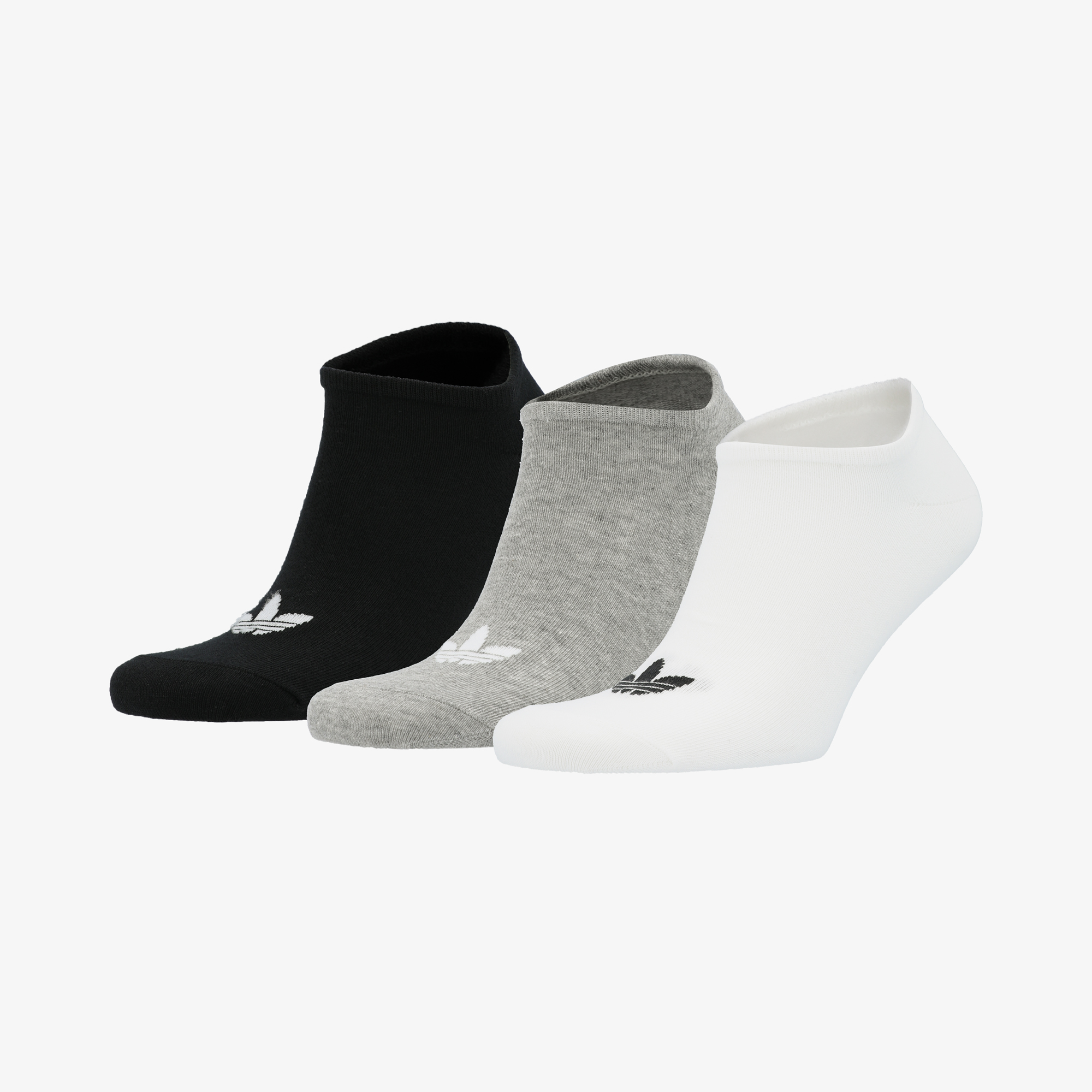 Носки adidas adidas Trefoil Liner, 3 пары FT8524A01-, цвет белый, размер 35-38 - фото 1