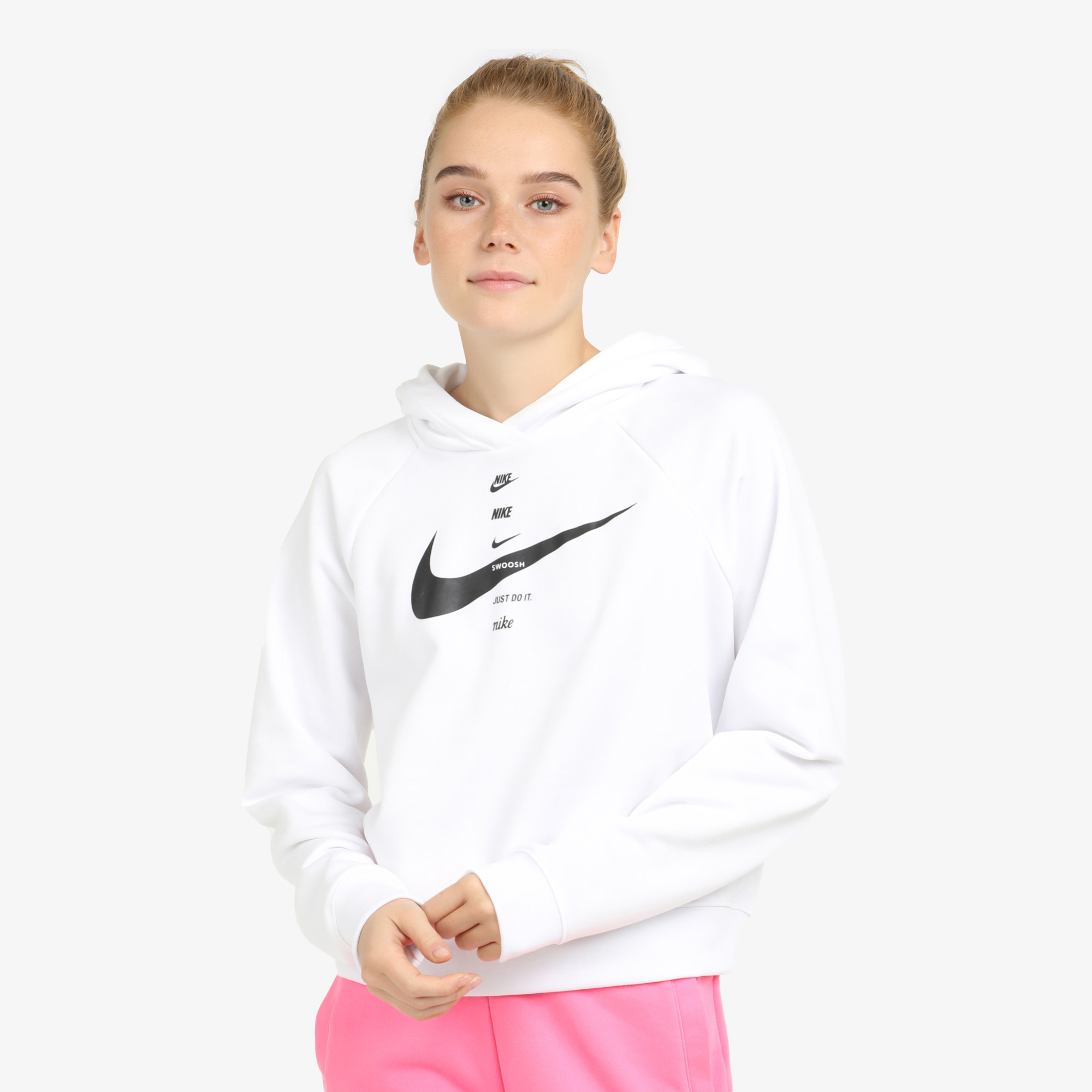 Джемперы Nike Nike Sportswear Swoosh CU5676N06-101, цвет белый, размер 40-42 - фото 1
