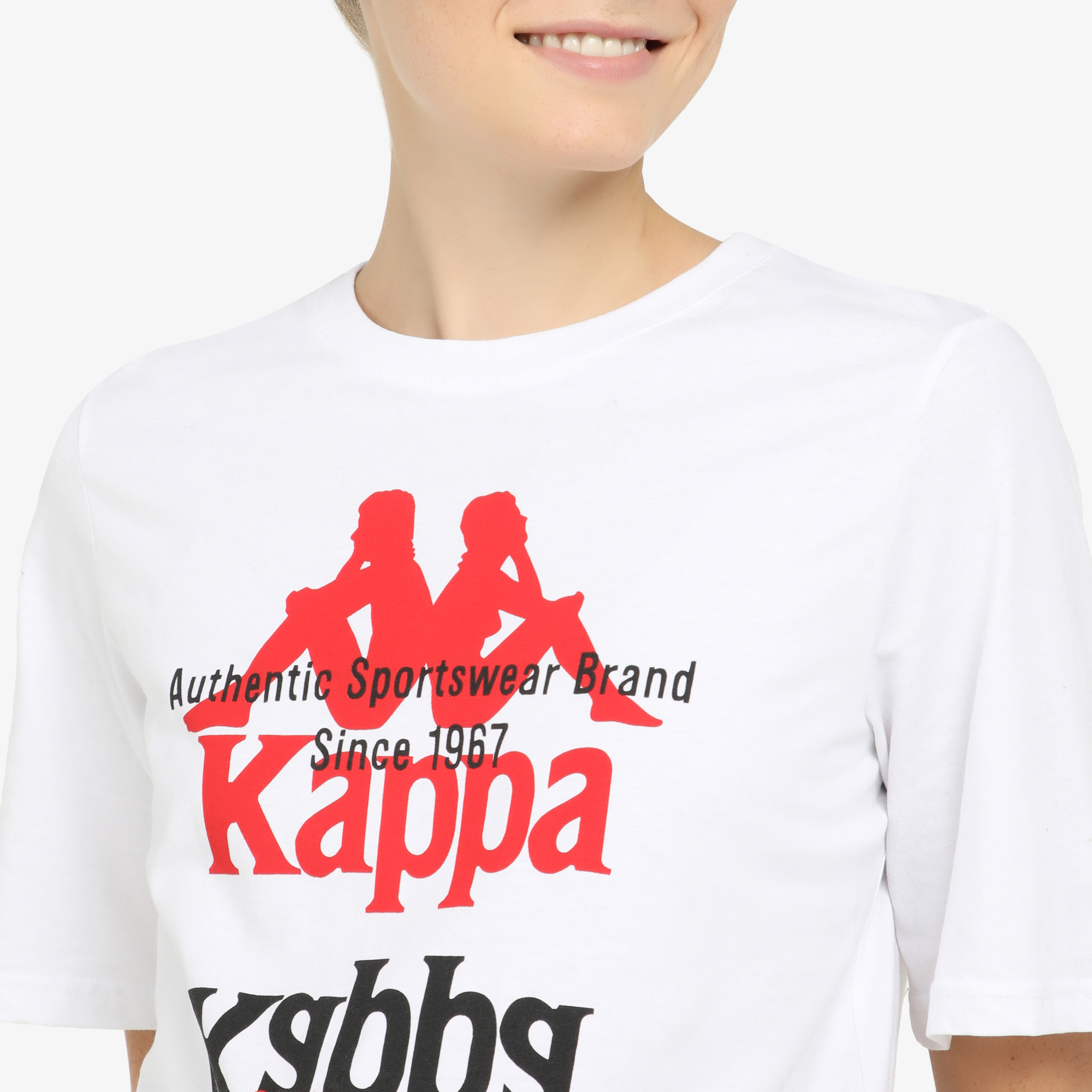 Футболки Kappa Футболка Kappa 104803KAP-00, цвет белый, размер 42-44 - фото 4