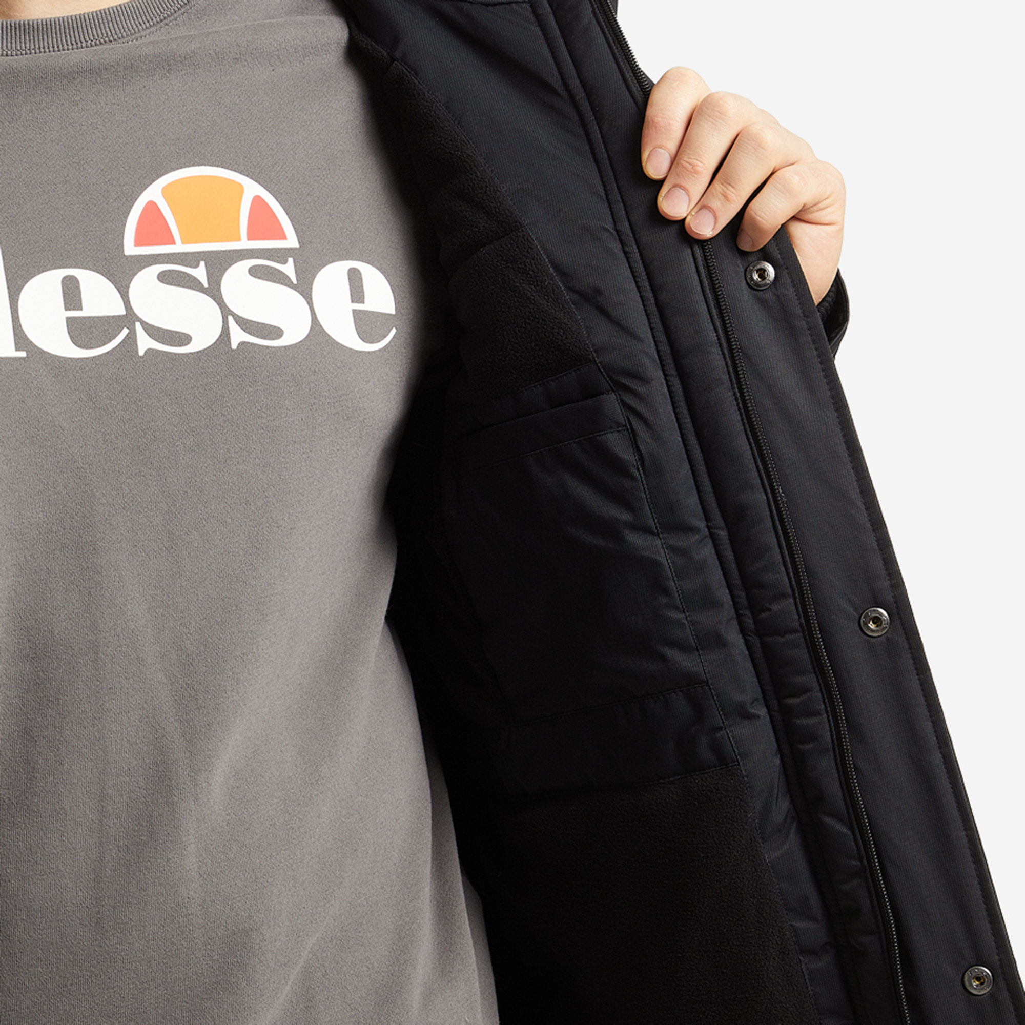 Куртки Ellesse Ellesse Mazzo SHG09740E0V-BLACK, цвет черный, размер 50-52 Нет - фото 10