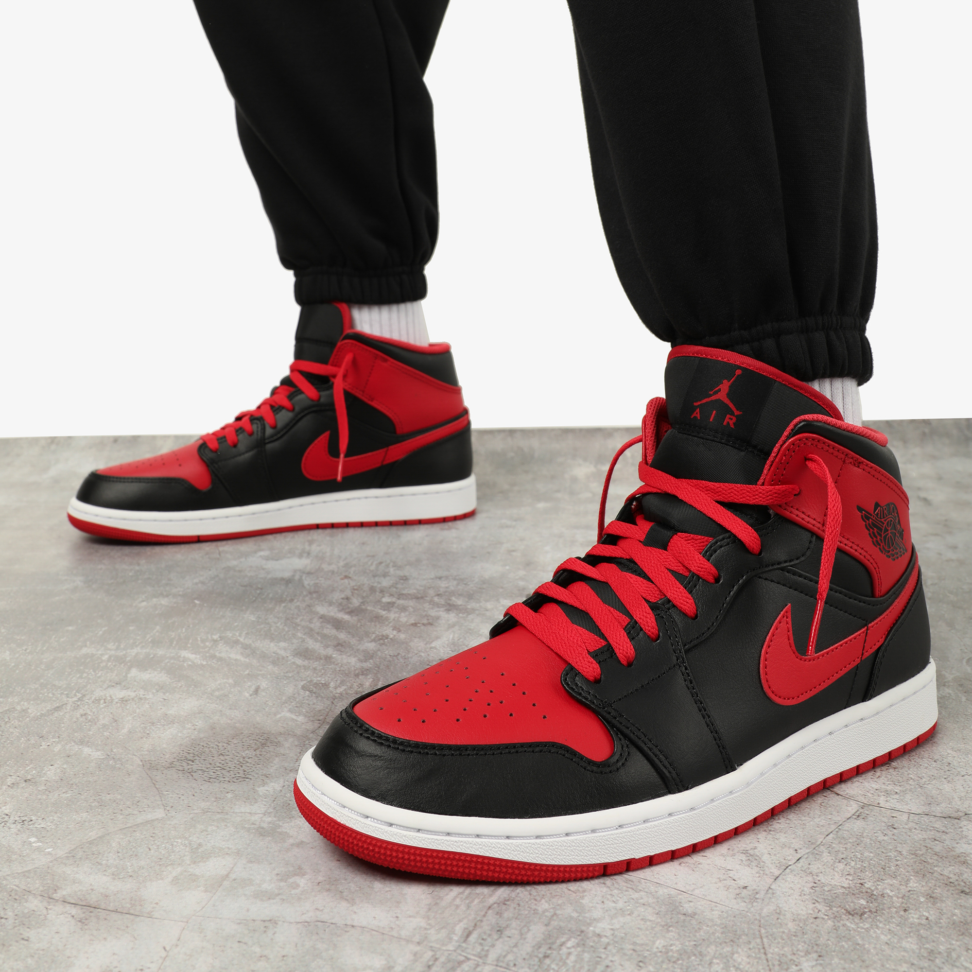 Nike Jordan 1 Mid, Черный DQ8426N06-060 - фото 7