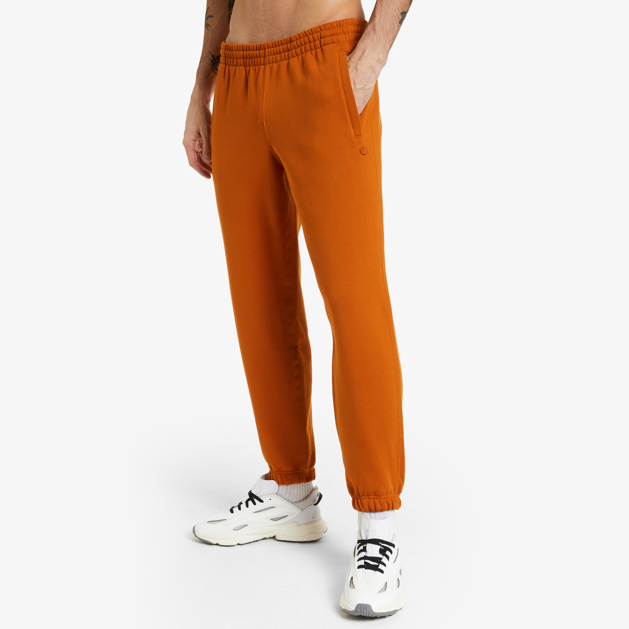 Брюки adidas adidas C Sweat Pant H11383A01-, цвет оранжевый, размер 44-46