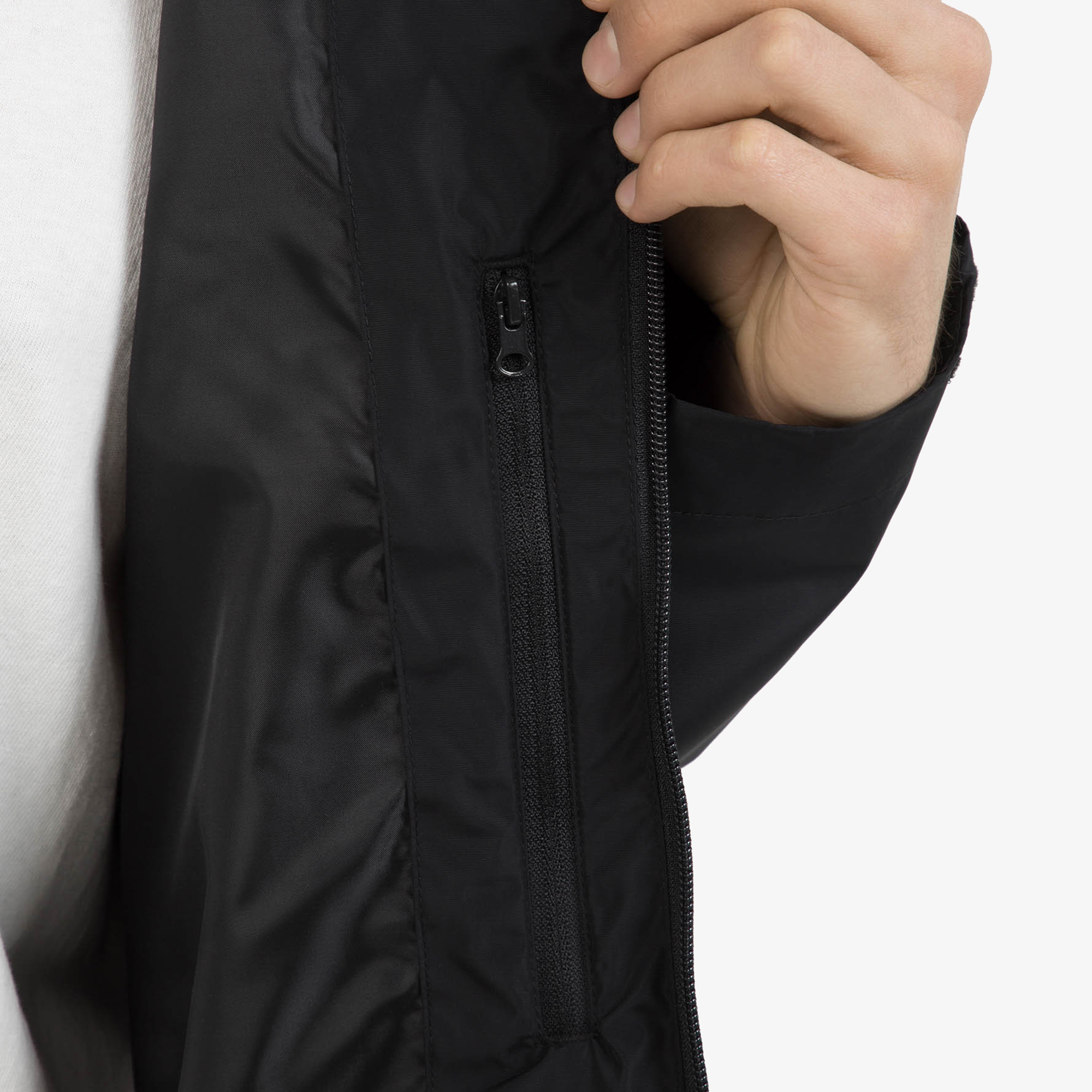 Куртки Kappa Ветровка Kappa 102504KAP-99, цвет черный, размер 50 CS20000924 Нет - фото 7