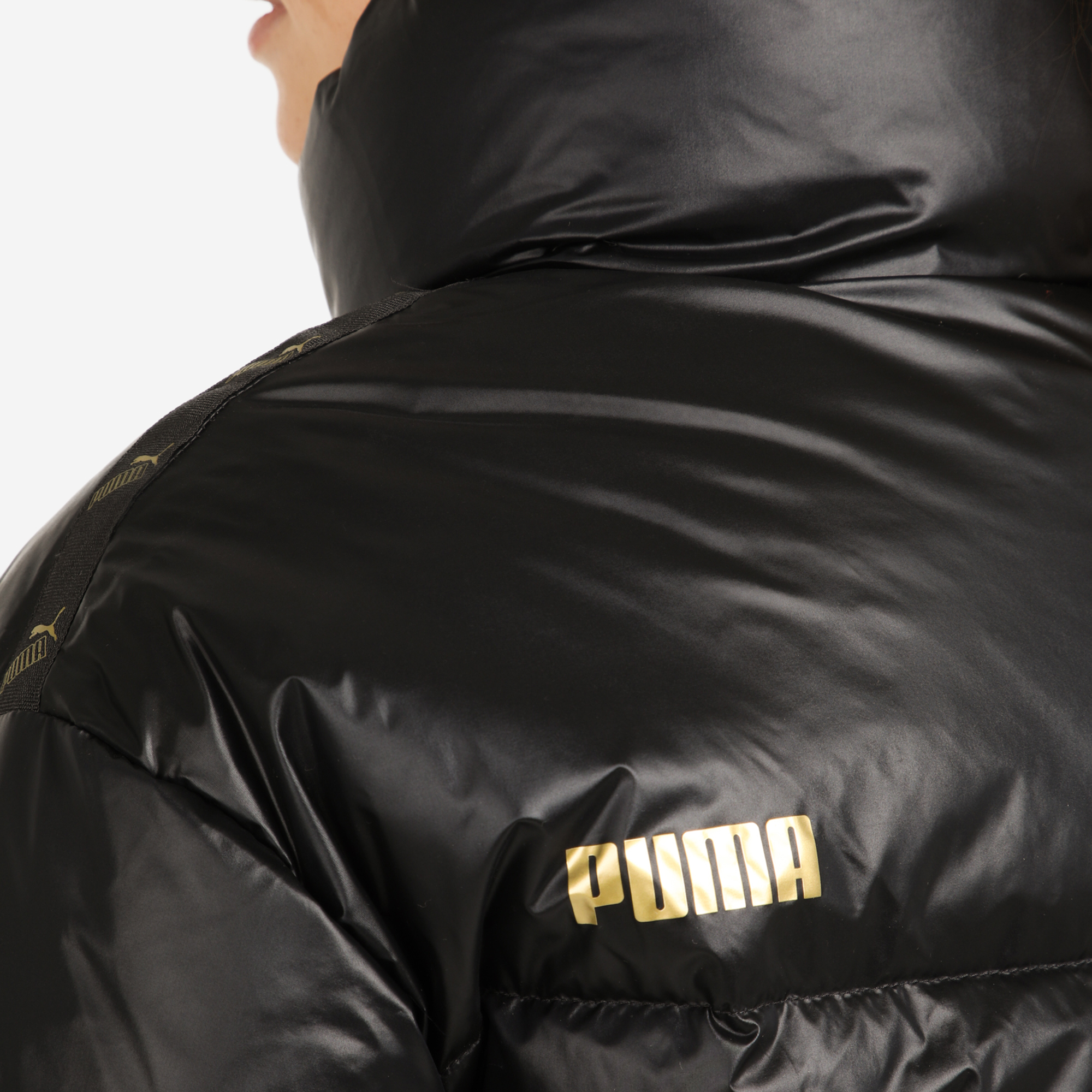 Куртки PUMA PUMA Shine 582220P0P-01, цвет черный, размер 44-46 Нет - фото 4