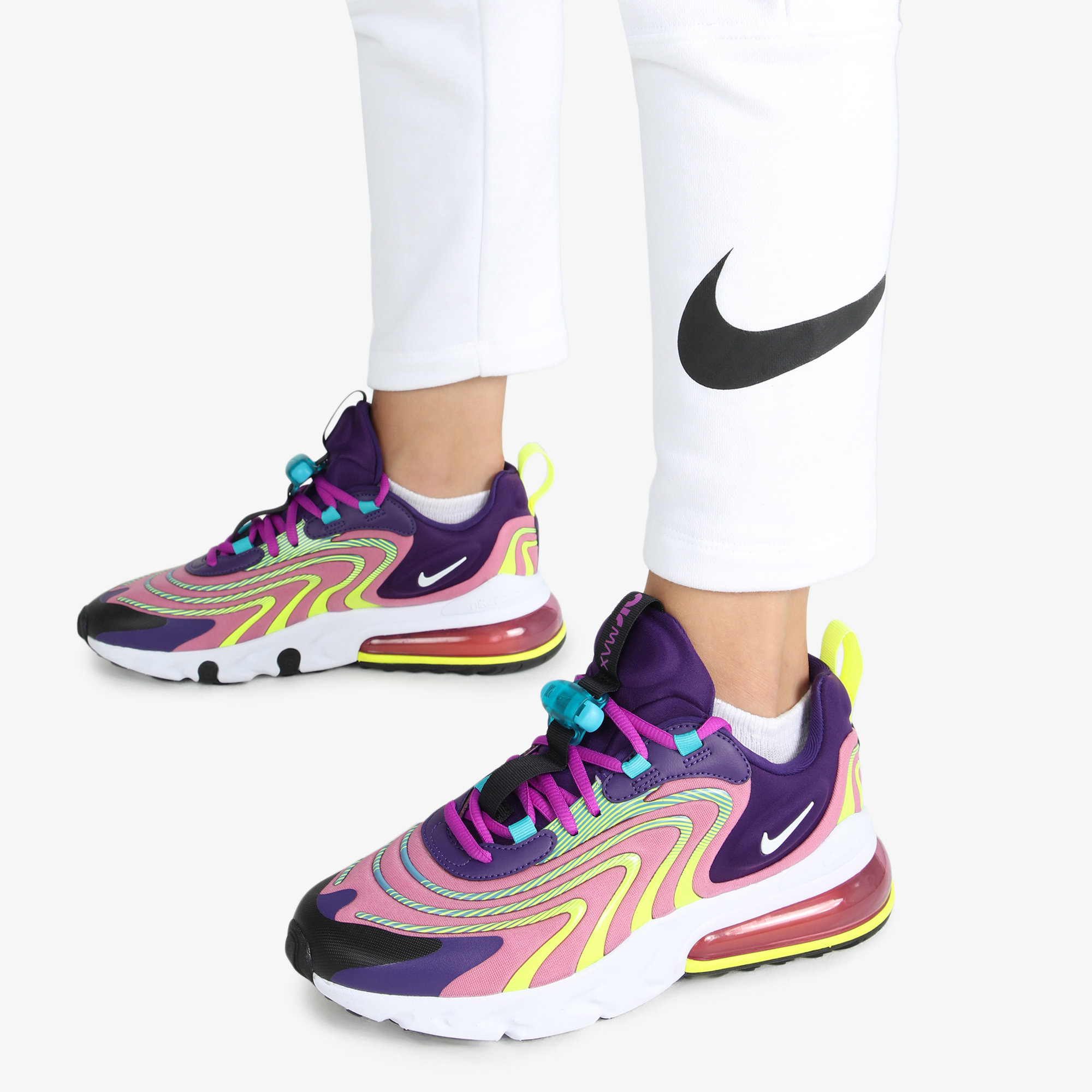 Кроссовки Nike Nike Air Max 270 React CK2595N06-500, цвет фиолетовый, размер 40 - фото 7