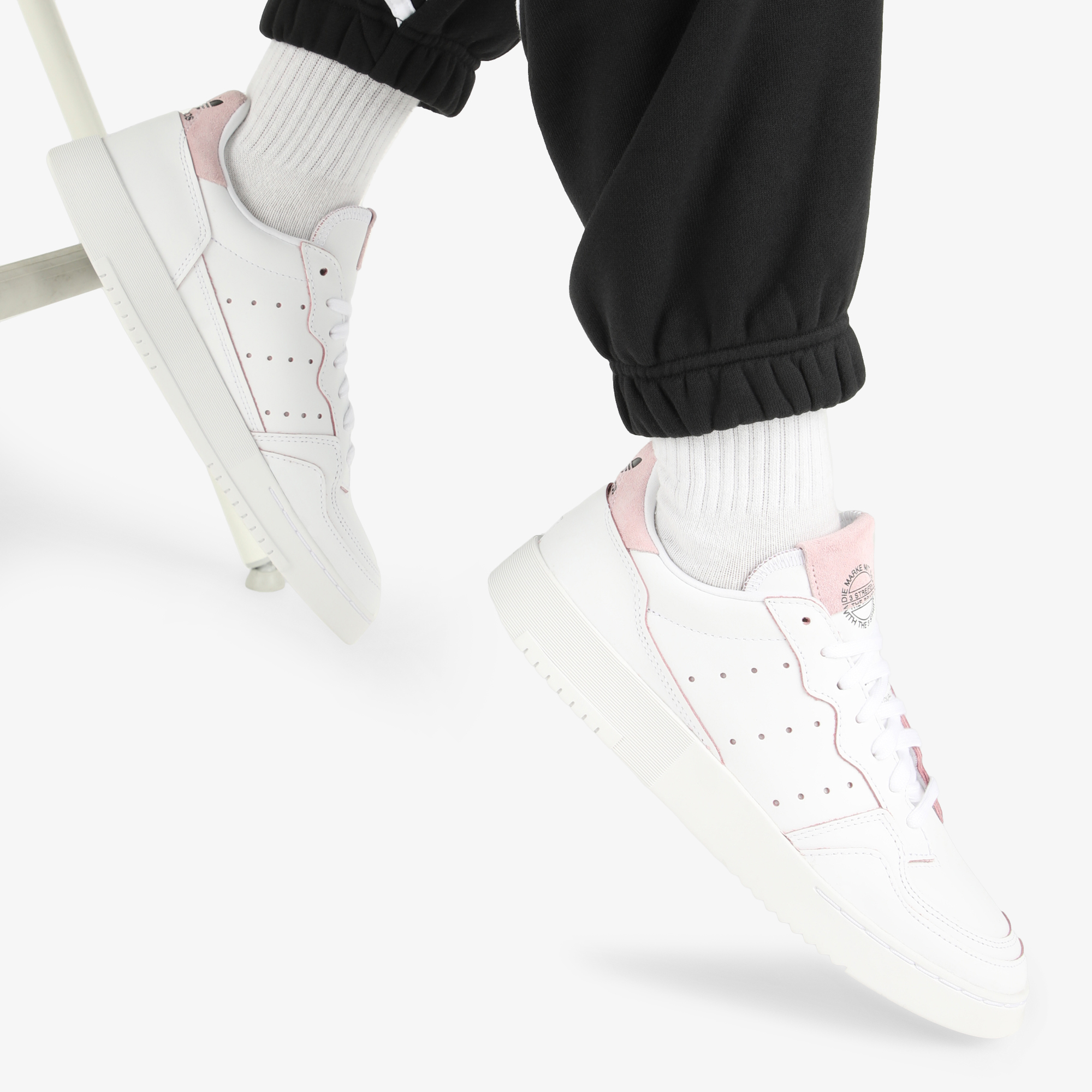 Кеды adidas adidas Supercourt FV9709A01-, цвет белый, размер 37.5 - фото 7