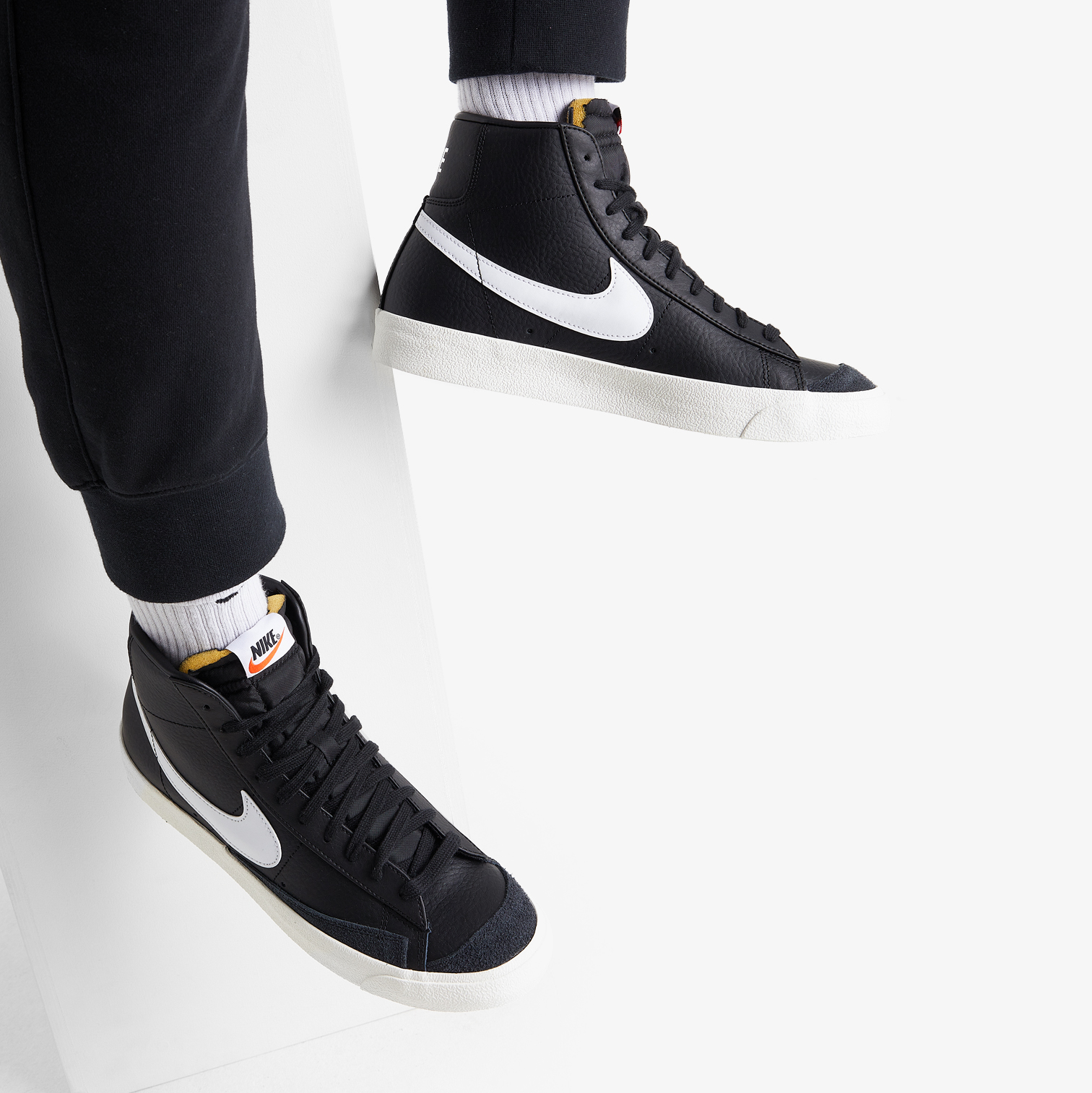 Кеды Nike Nike Blazer Mid '77 Vintage BQ6806N06-002, цвет черный, размер 46.5 - фото 7