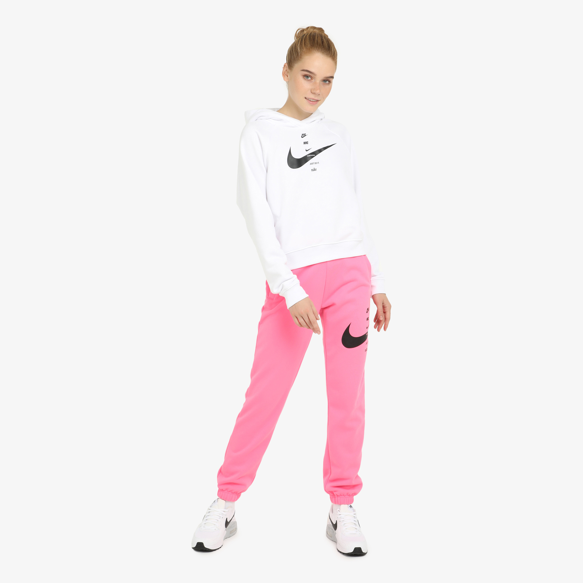 Брюки Nike Nike Sportswear Swoosh CU5631N06-607, цвет розовый, размер 42-44 - фото 3