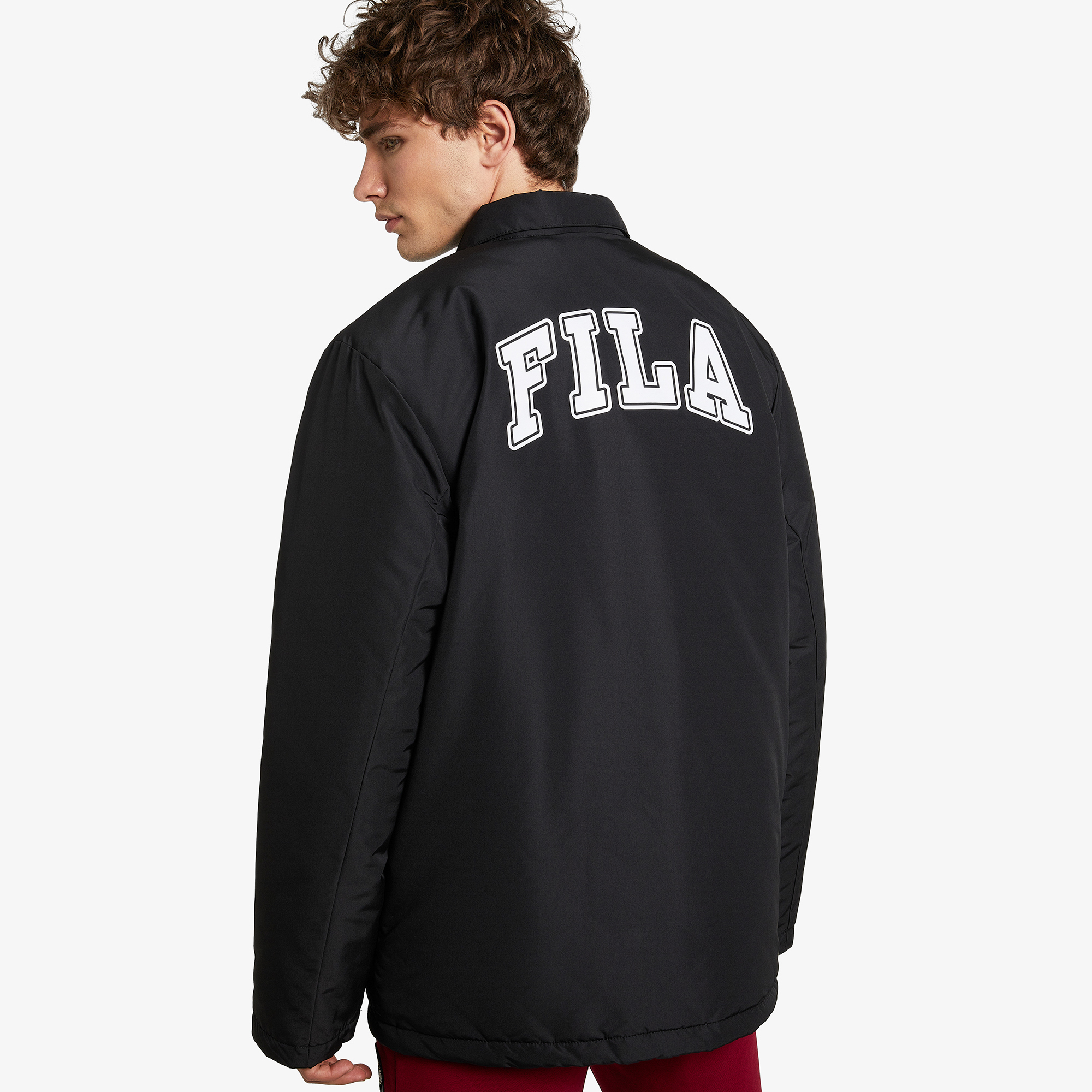 Куртки FILA Куртка FILA 115827FLA-99, цвет черный, размер 48-50 - фото 2