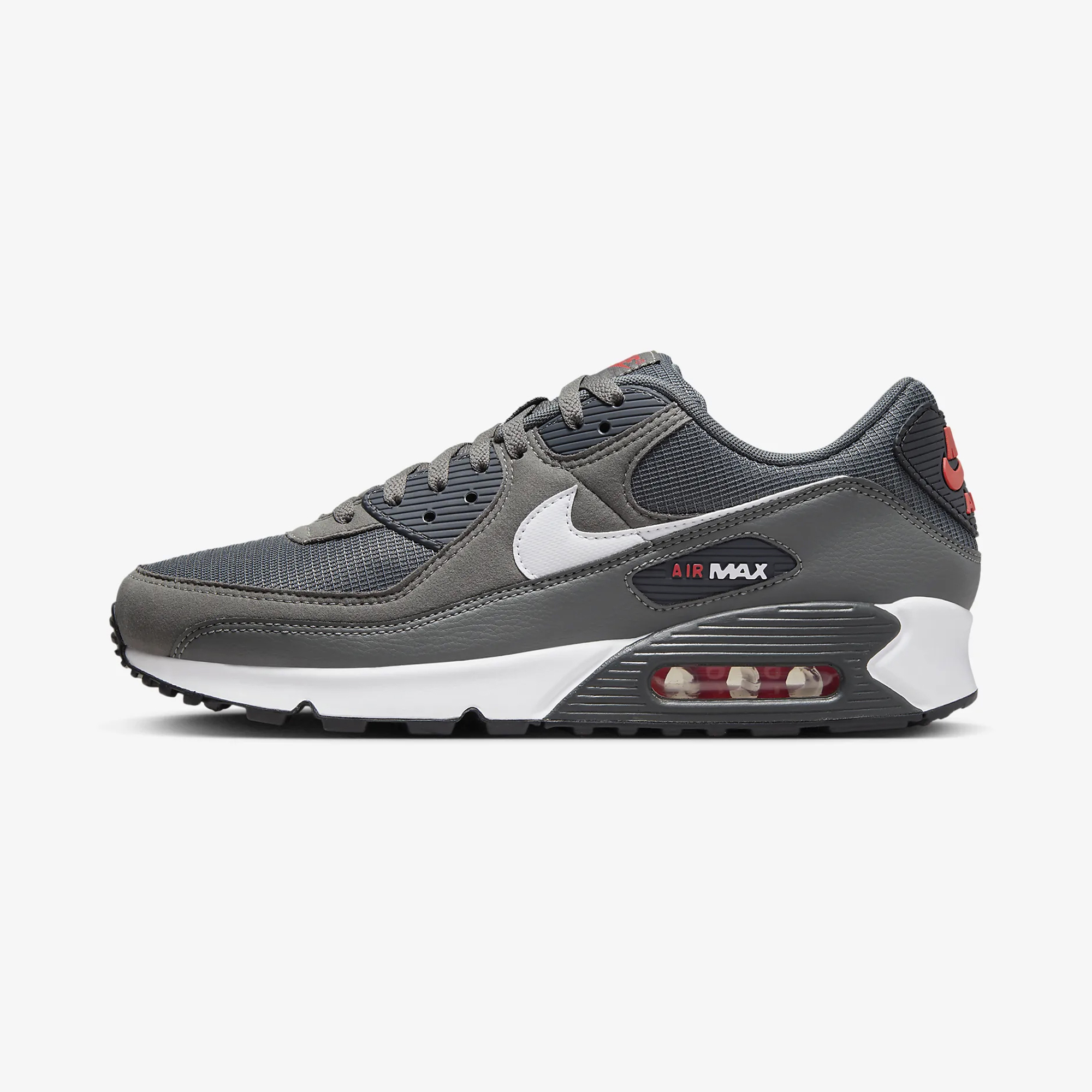 Мужские кроссовки Nike Air Max 90, Серый Вид №1