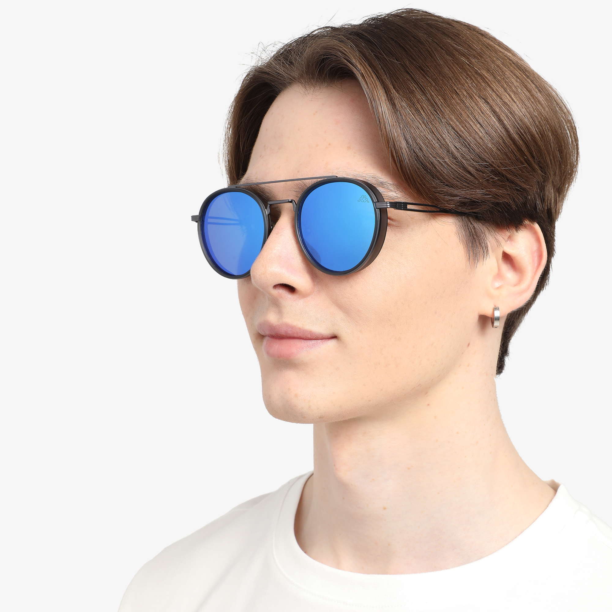 Солнцезащитные очки Kappa, Черный 122558KAP-99, цвет голубой - фото 5