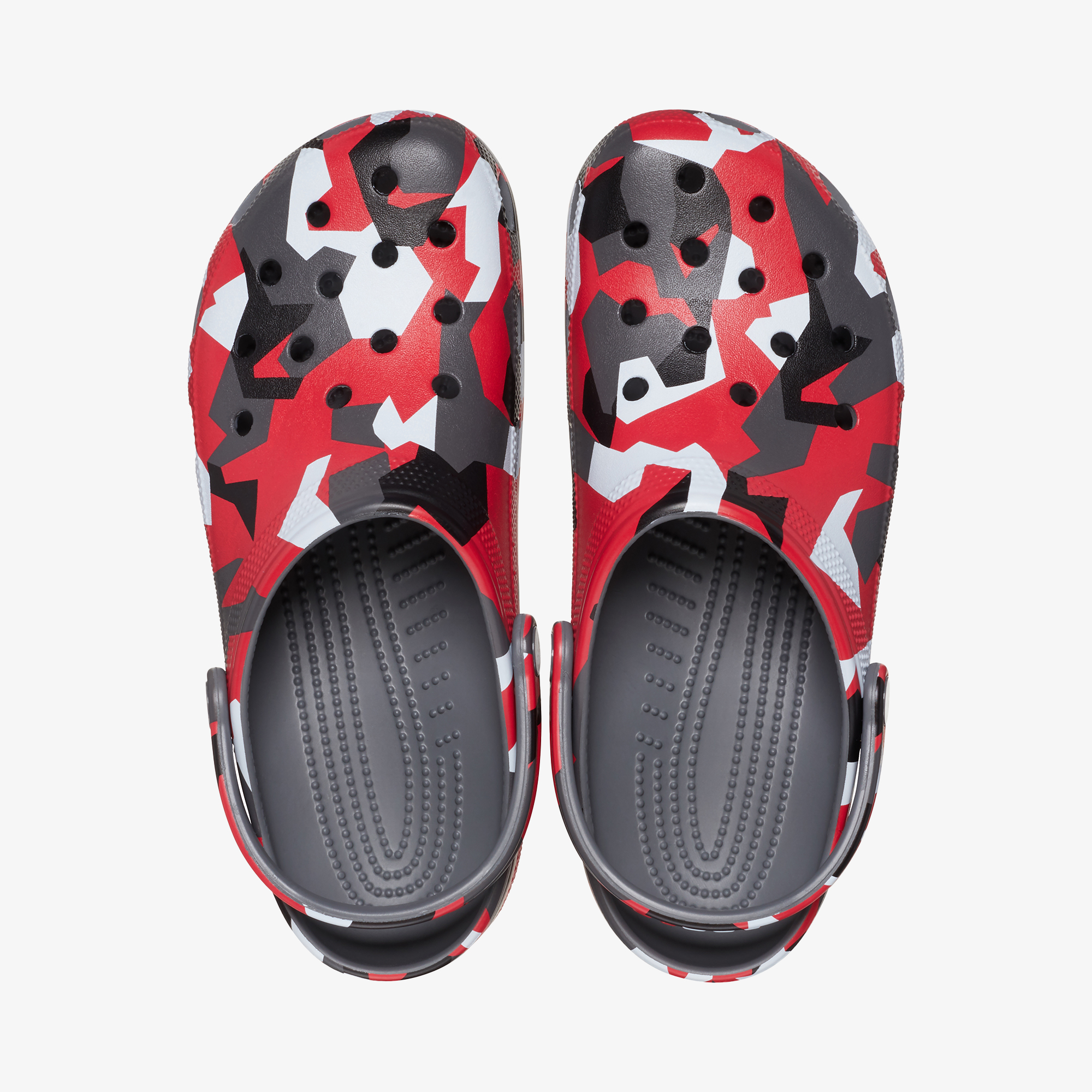 

Мужские сабо Crocs Geo Camo, Красный