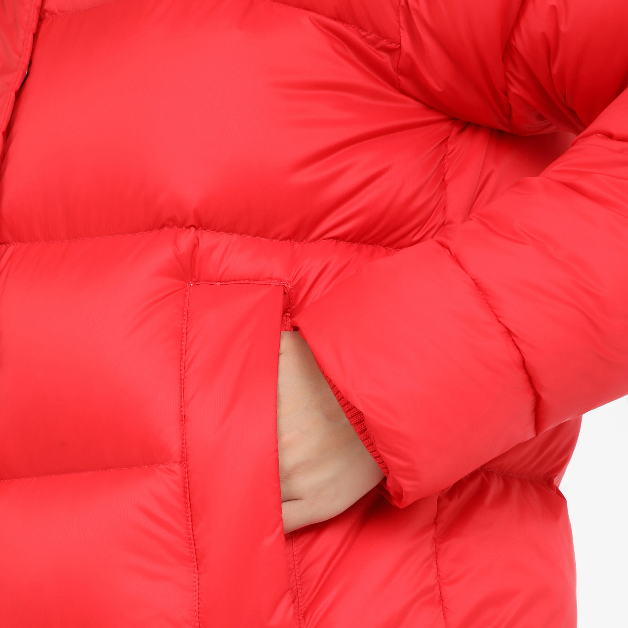 Куртки Kappa Пуховик  Kappa 104800KAP-R2, цвет красный, размер 42-44 Нет - фото 4