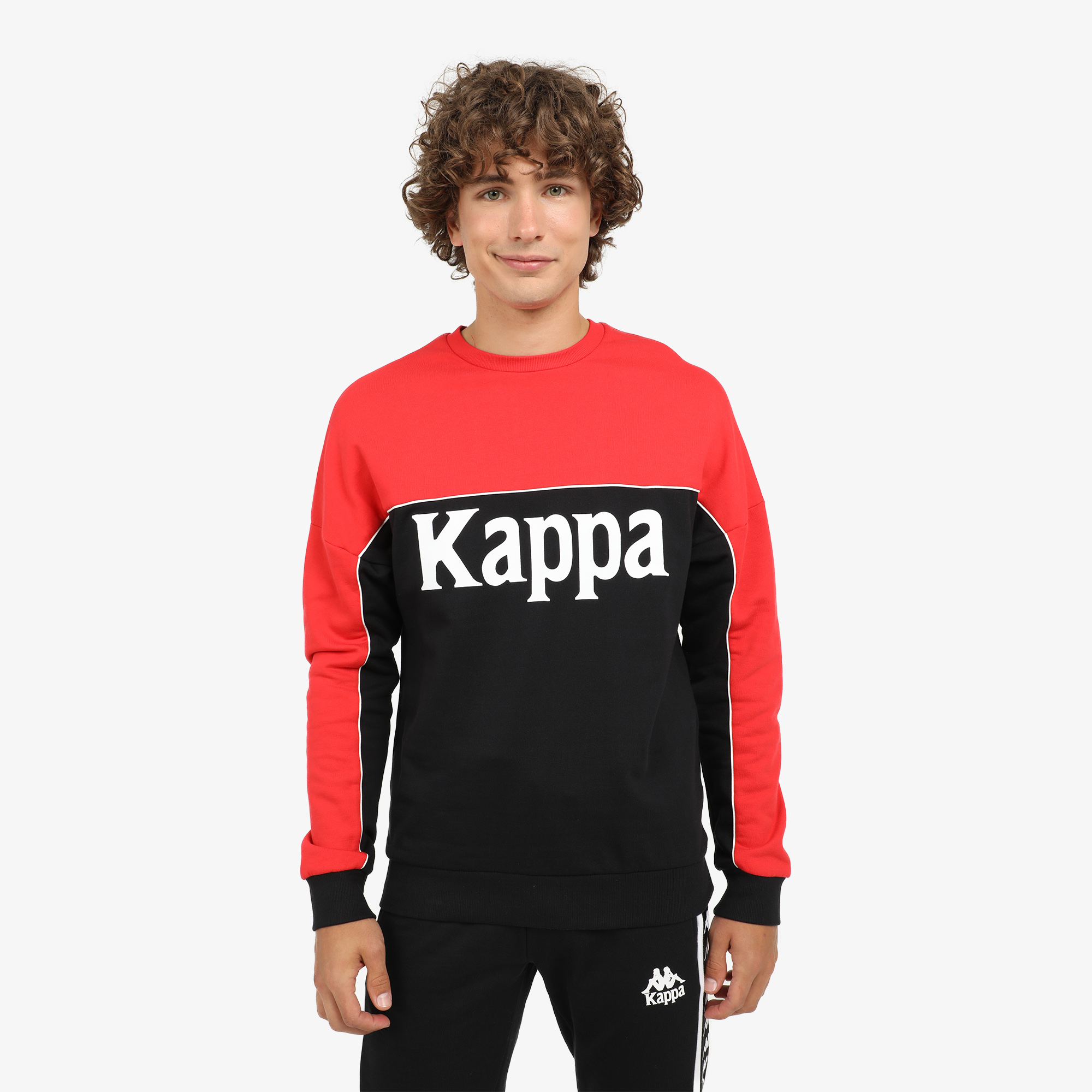 Джемперы Kappa Свитшот Kappa 104642KAP-BH, цвет черный, размер 52 - фото 1