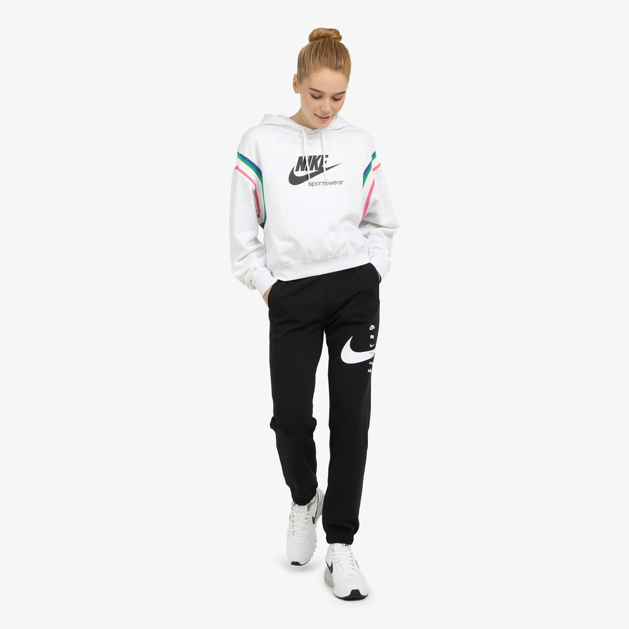 Брюки Nike Nike Sportswear Swoosh CU5631N06-011, цвет черный, размер 48-50 - фото 3
